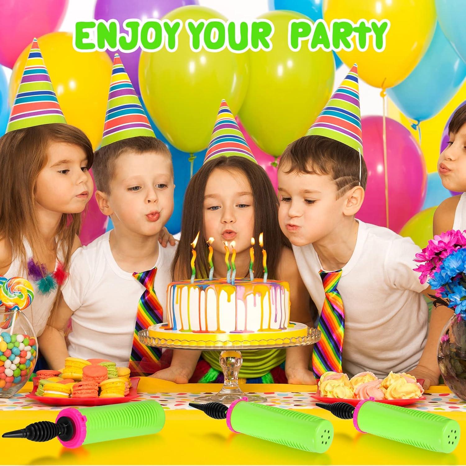 Bomba de Aire Manual Doble Acción Honoson 30.48 cm Verde/Rosa