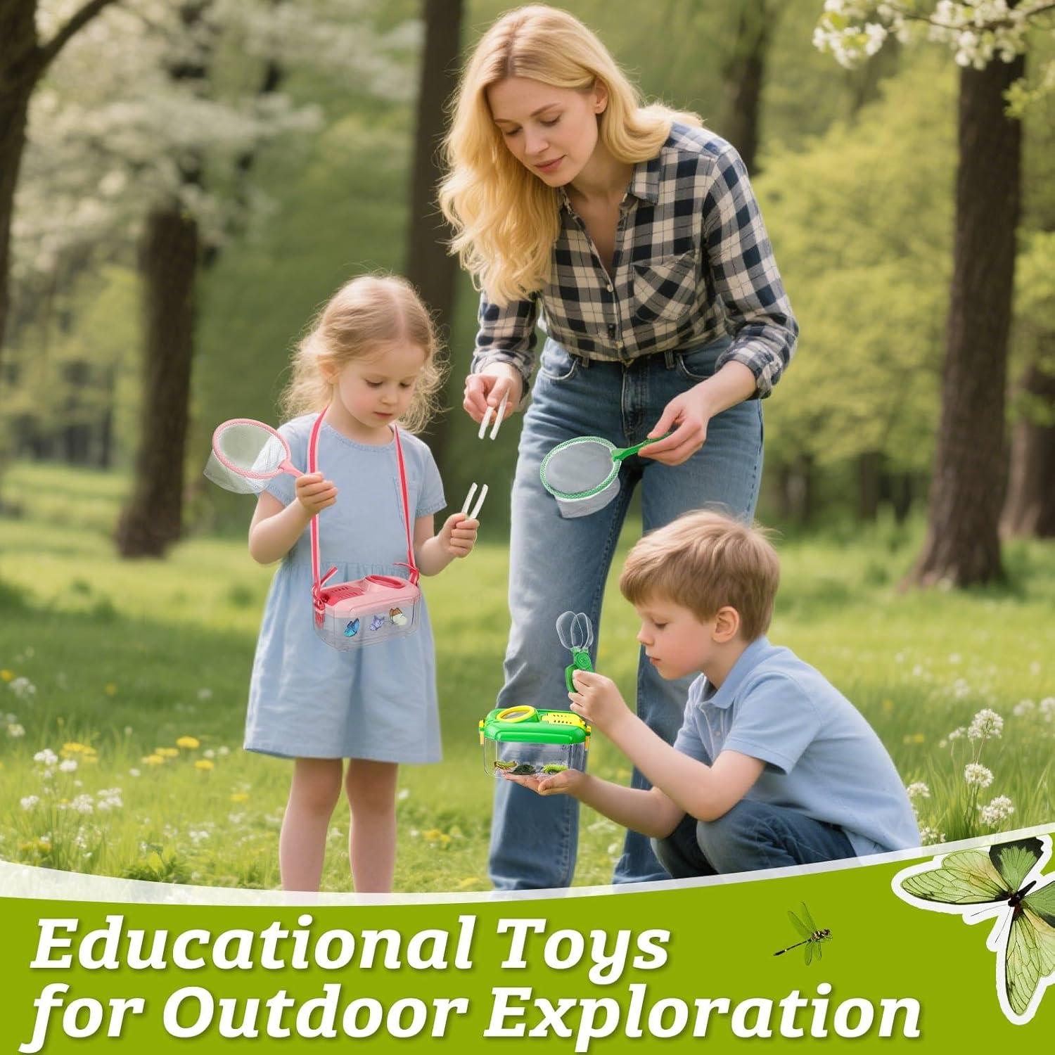 Set de Captura de Insectos Biggun - 2 Kits para Niños 3-10 Años