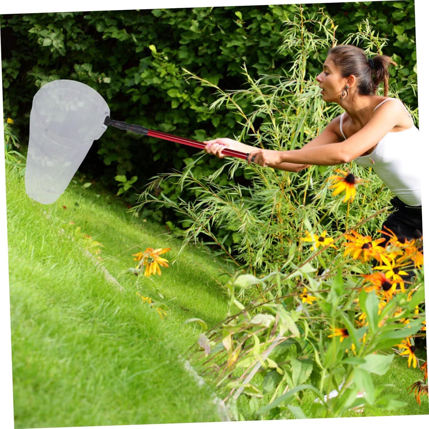 Red Telescópica para Mariposas CHICAMPERA 170cm Nylon Rojo