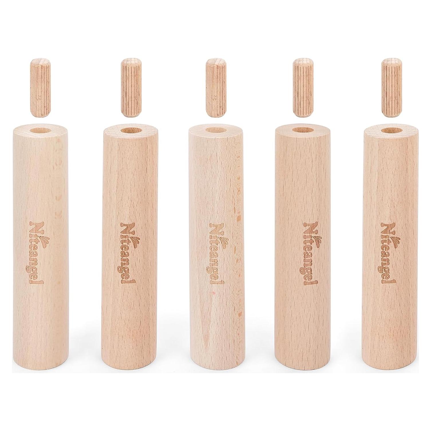 Juego de 5 Patas de Haya Niteangel para Laberinto de Hámster