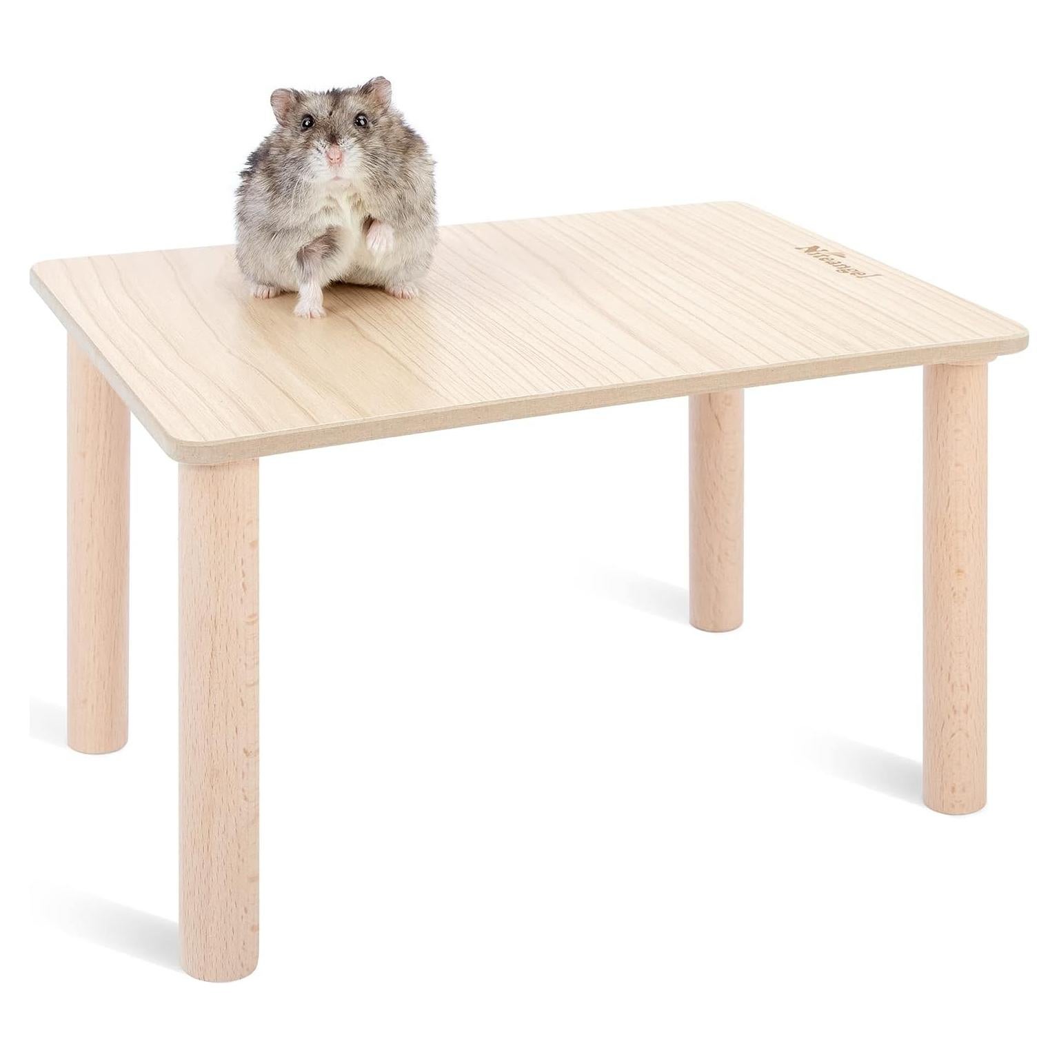 Plataforma de Madera Niteangel para Hamsters y Roedores 25.9x17.8cm