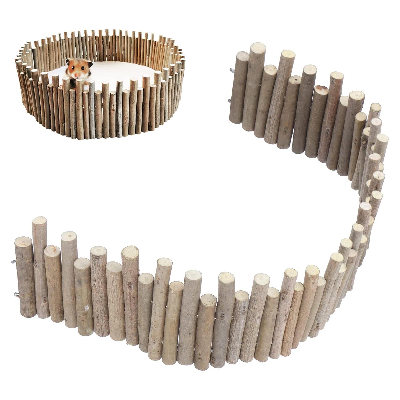 Puente de Madera Flexible para Hámster Haosie 30cm