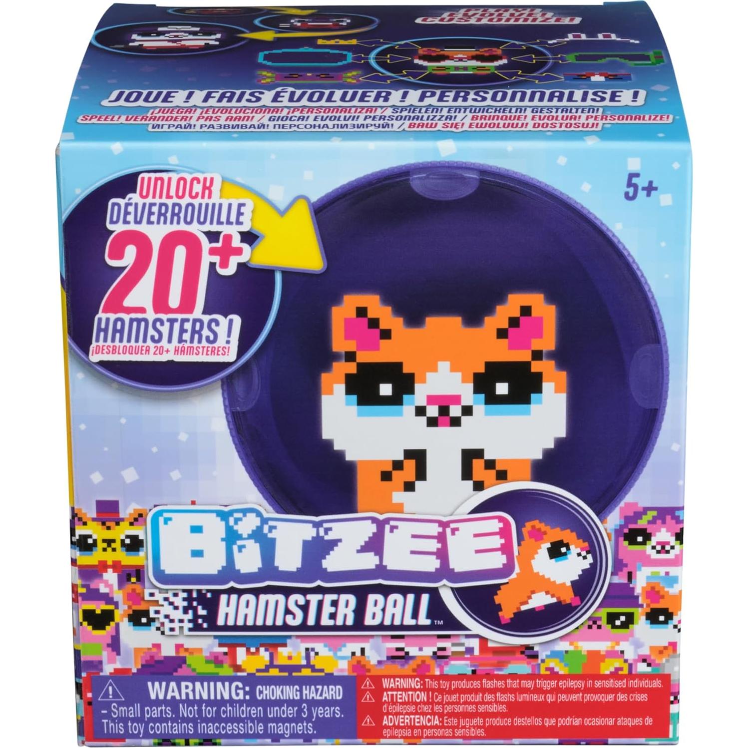 Bola de Hámster Bitzee Interactiva con 20 Mascotas Digitales