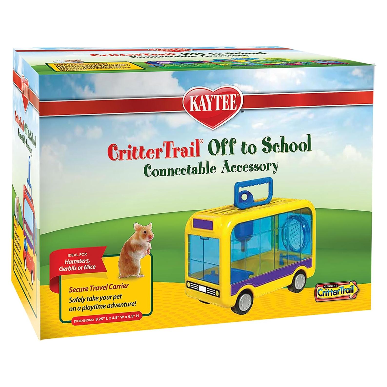 Transportador CritterTrail Off To School Kaytee para Hámsters
