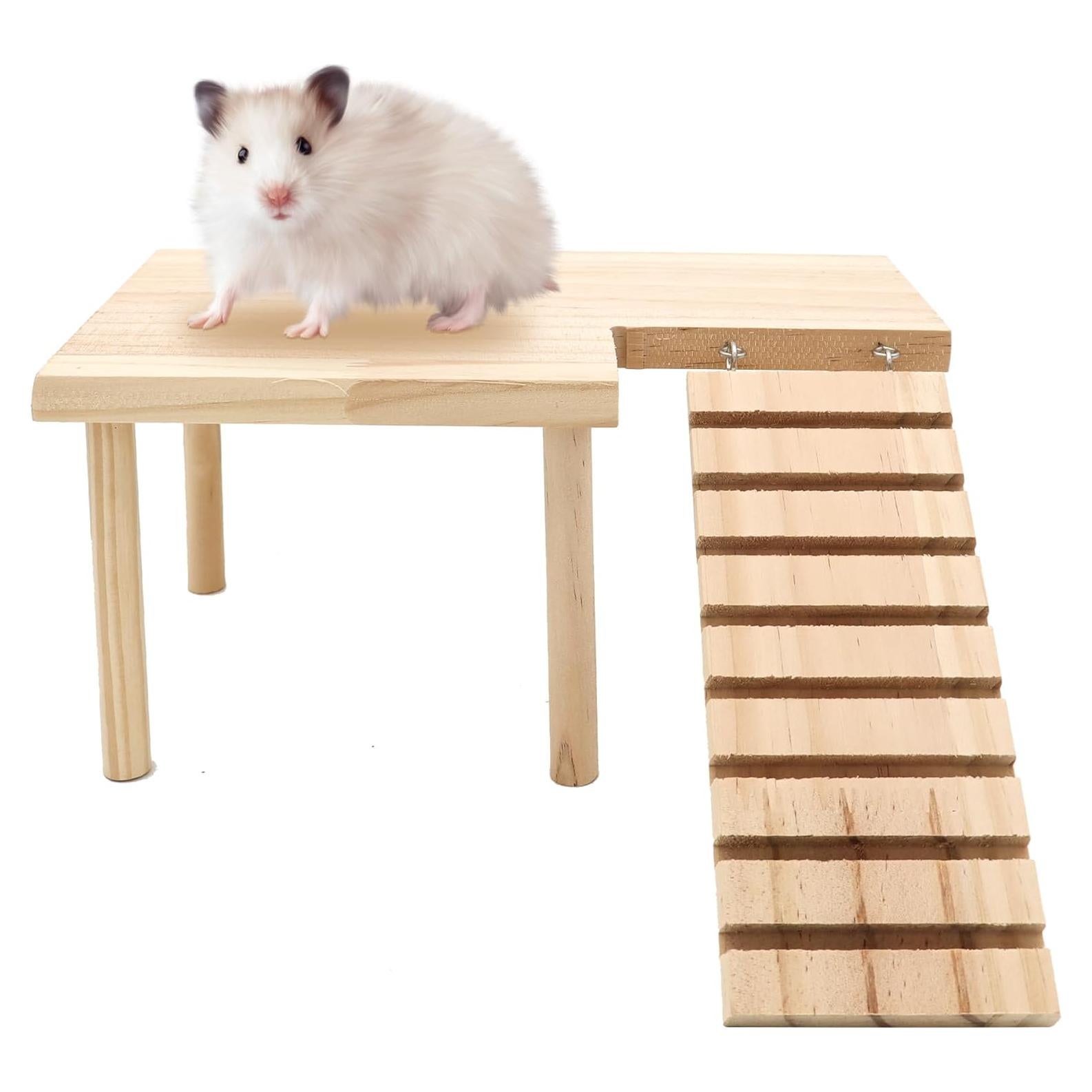 Plataforma de Madera para Hámster DVHEY 31.75x22.86cm