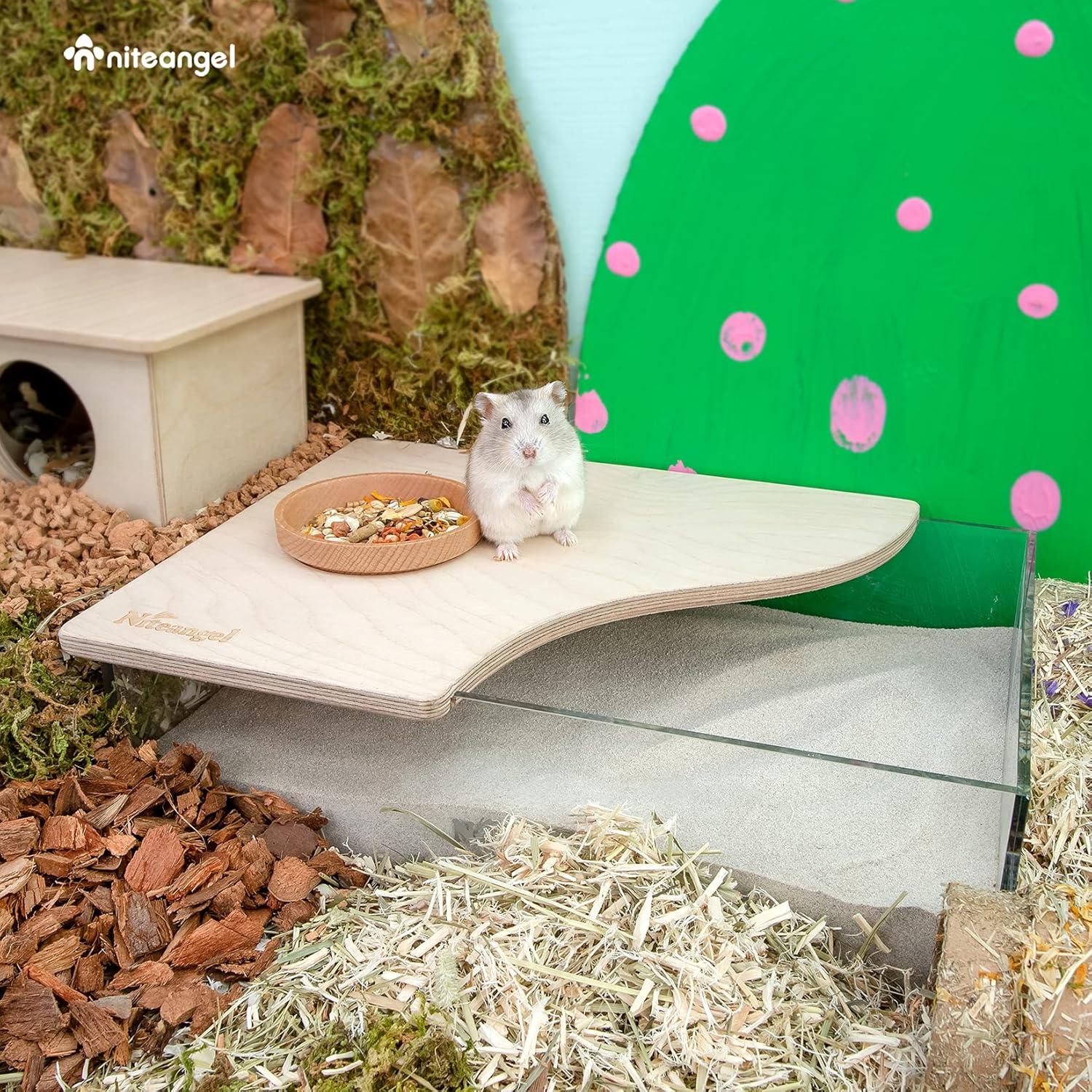 Caja de Baño de Arena Rectangular Niteangel para Hámsters