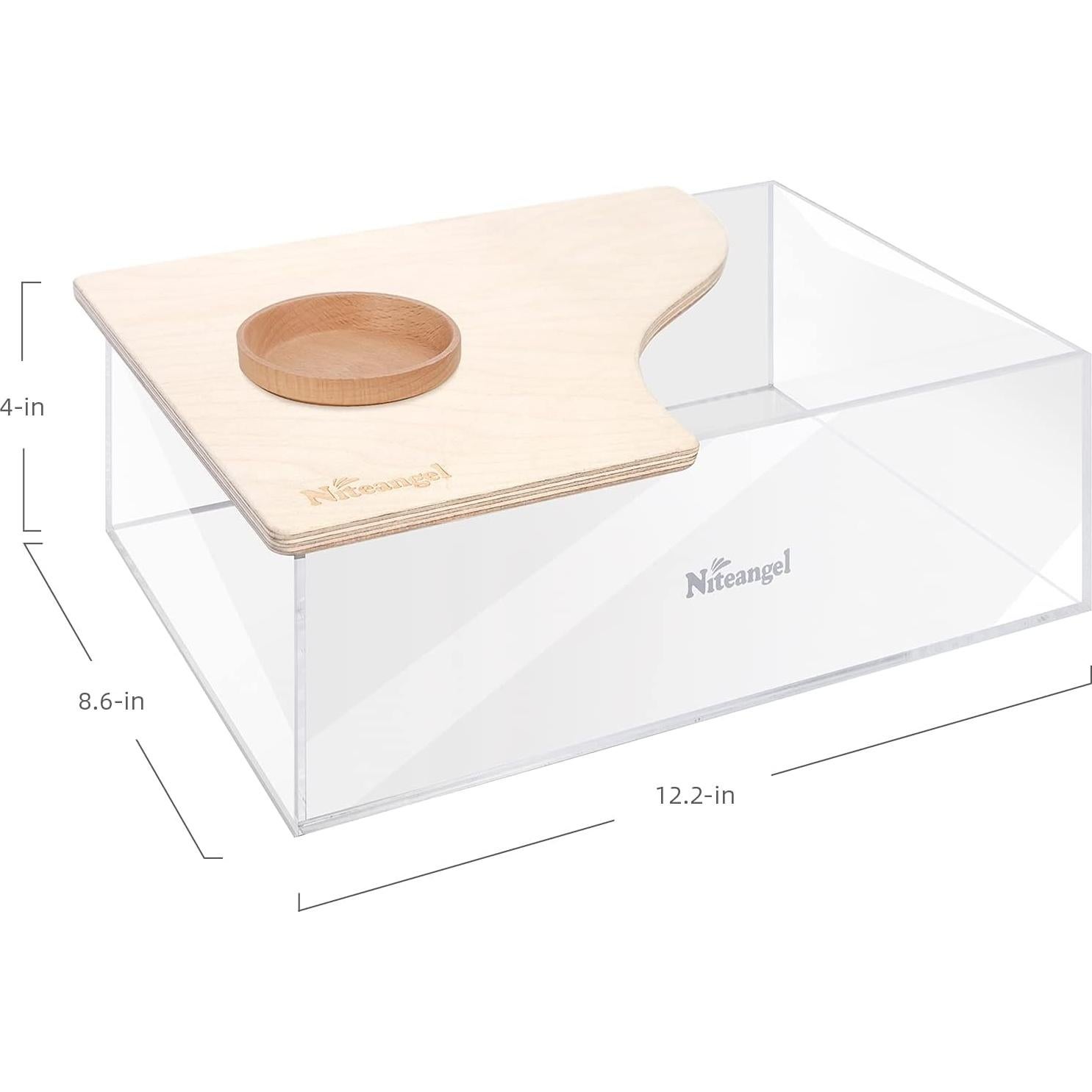 Caja de Baño de Arena Rectangular Niteangel para Hámsters