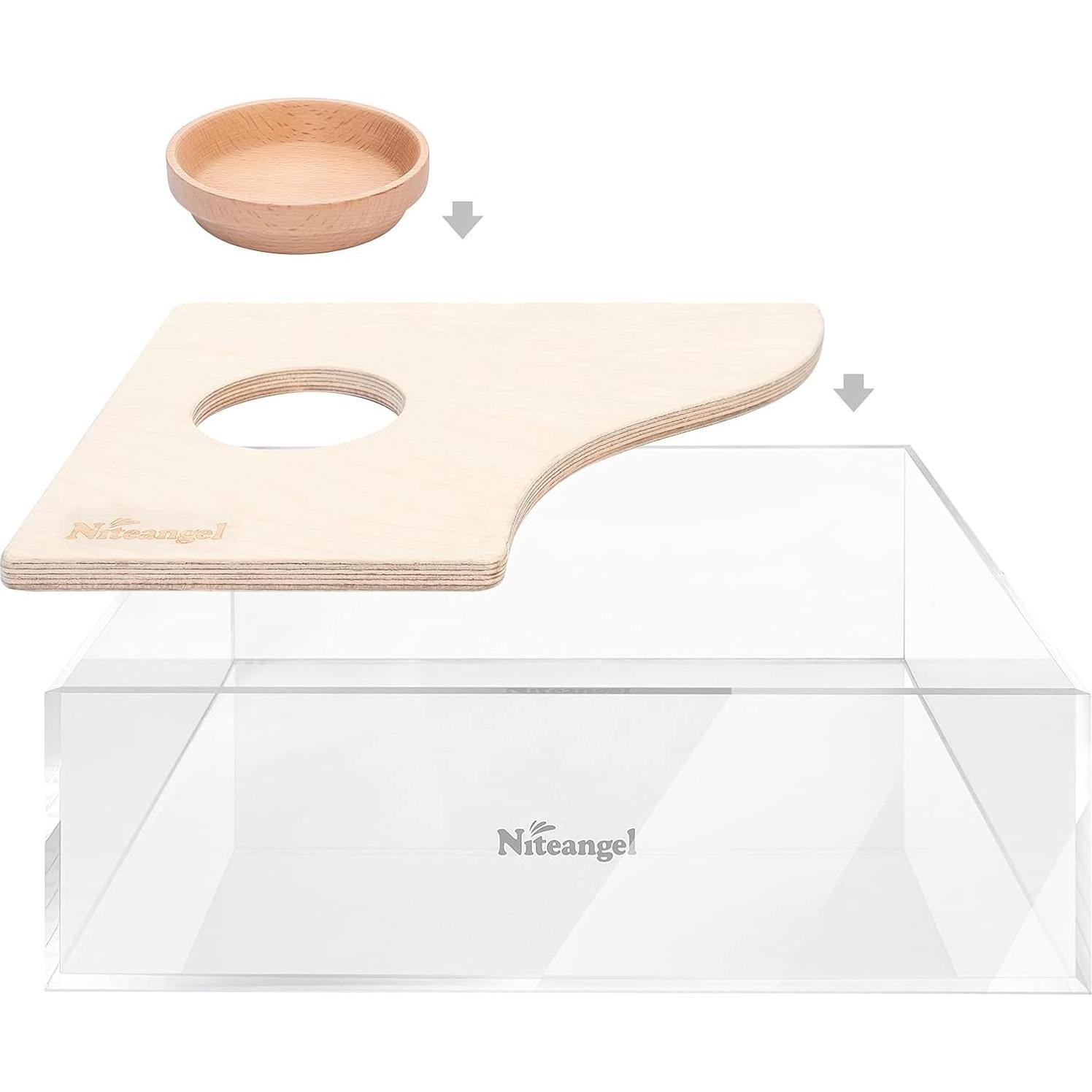 Caja de Baño de Arena Rectangular Niteangel para Hámsters