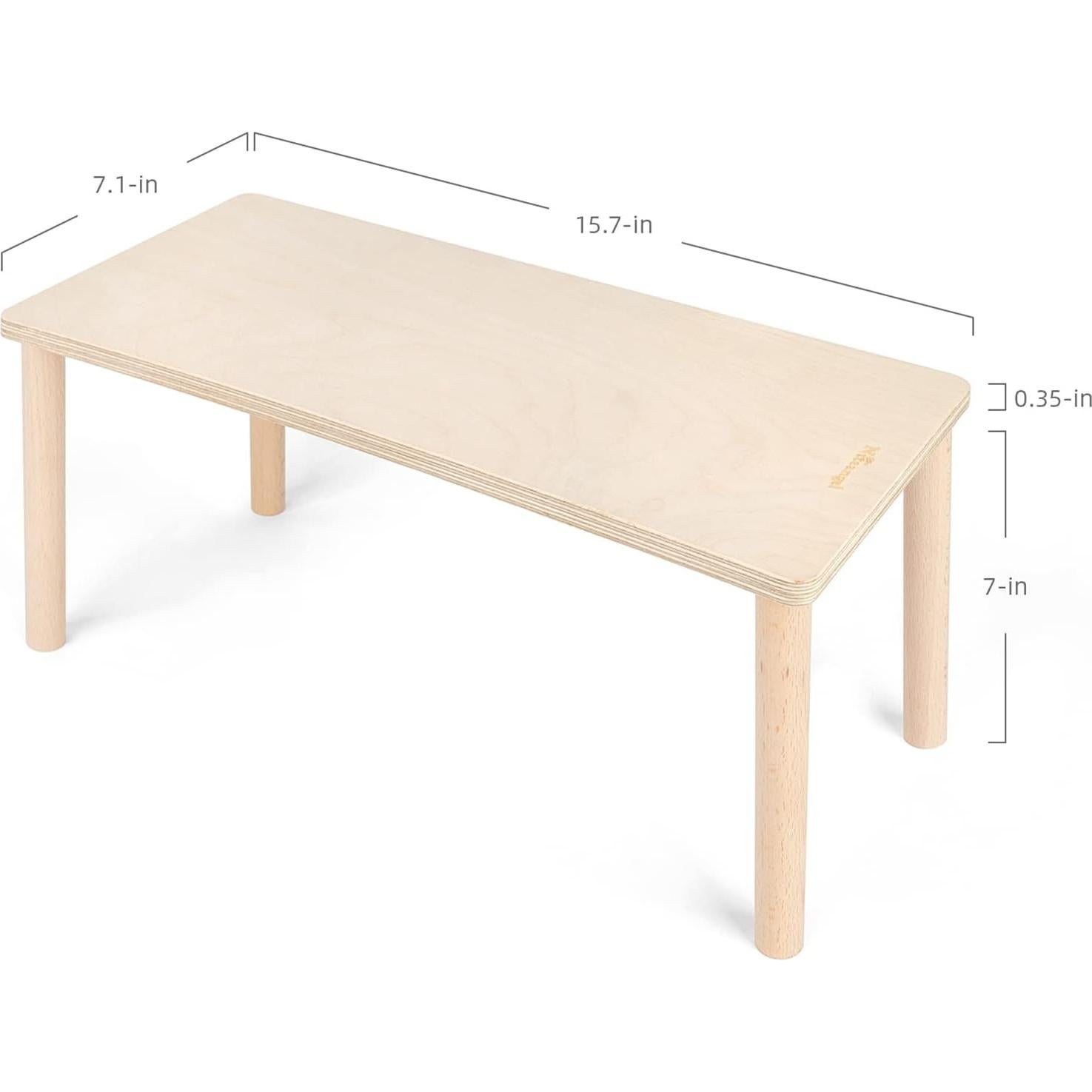 Plataforma de Madera Niteangel para Hámsters y Pequeños Animales - 39.88x18.03 cm