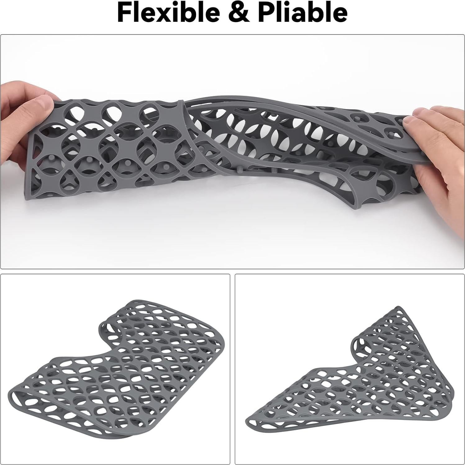 Alfombrillas de Silicona Antideslizantes TOOVEM para Fregadero