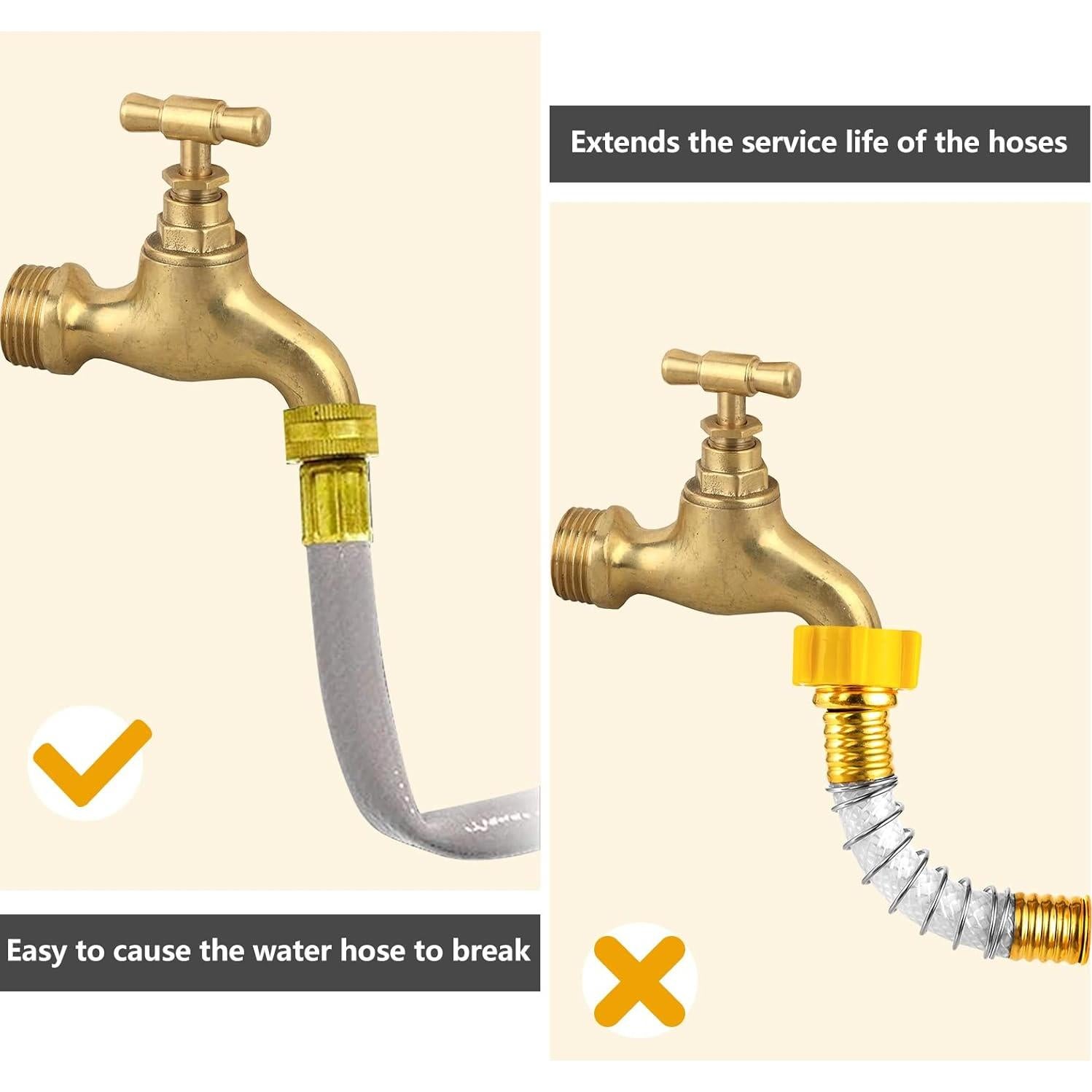 Protector de Manguera de Jardín GCTWFYK 4 Piezas 14.5 cm