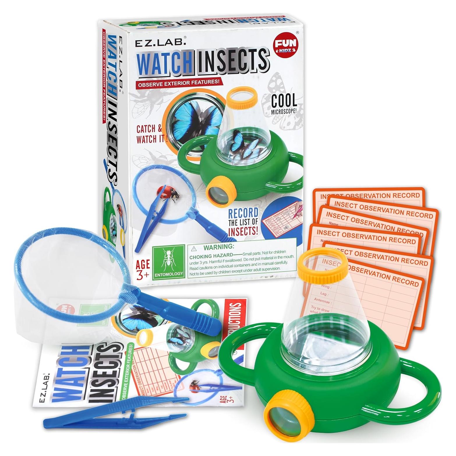 Kit de Captura de Insectos Funkidz con Visor Ampliado para Niños