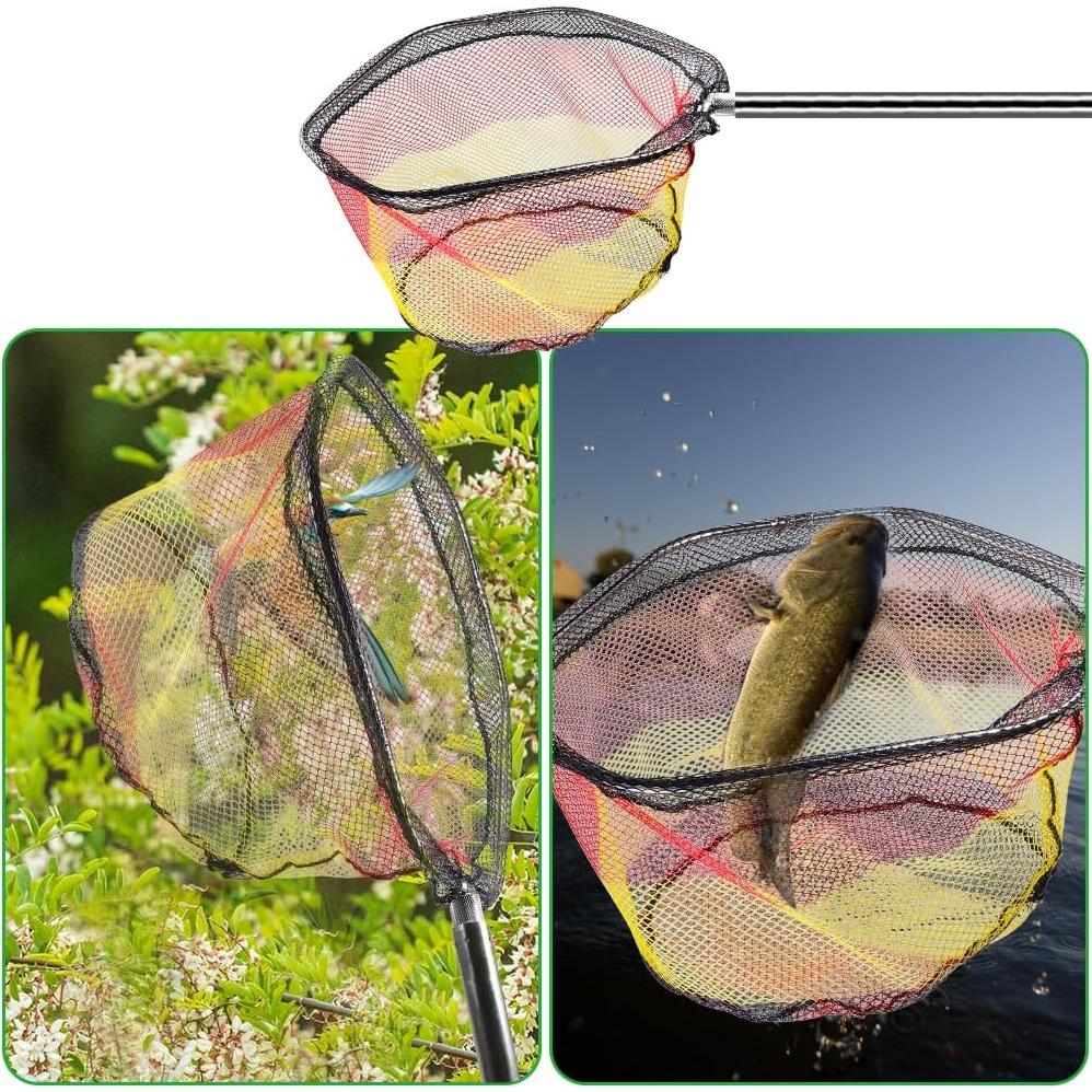 Red para Atrapar Animales Kalekey, Acero Inoxidable, 32-80"