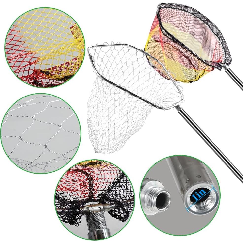 Red para Atrapar Animales Kalekey, Acero Inoxidable, 32-80"