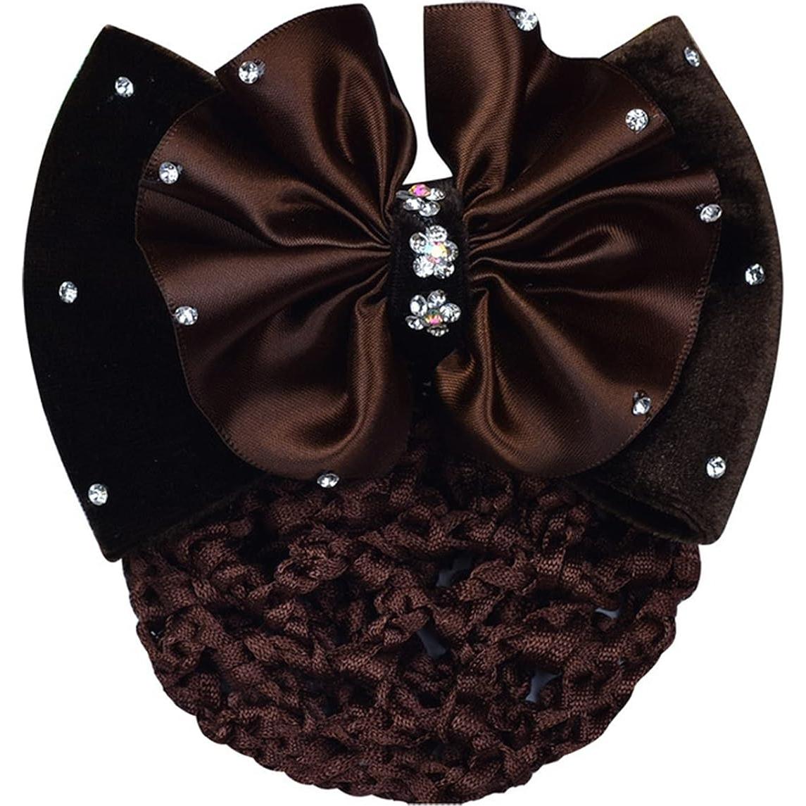 4 Clips para Cabello de Mujer IRITEC con Moño Decorativo