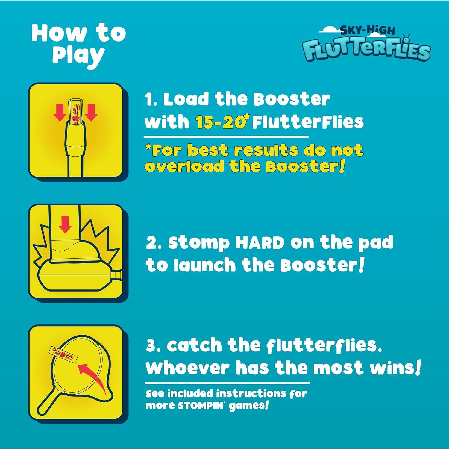 Juego de Lanzamiento de Mariposas Chuckle & Roar - 40 Mariposas