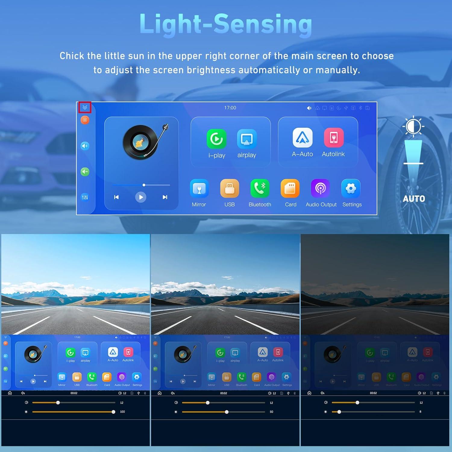 Pantalla Carplay Carpuride C92 9.3" GPS Bluetooth y cámara