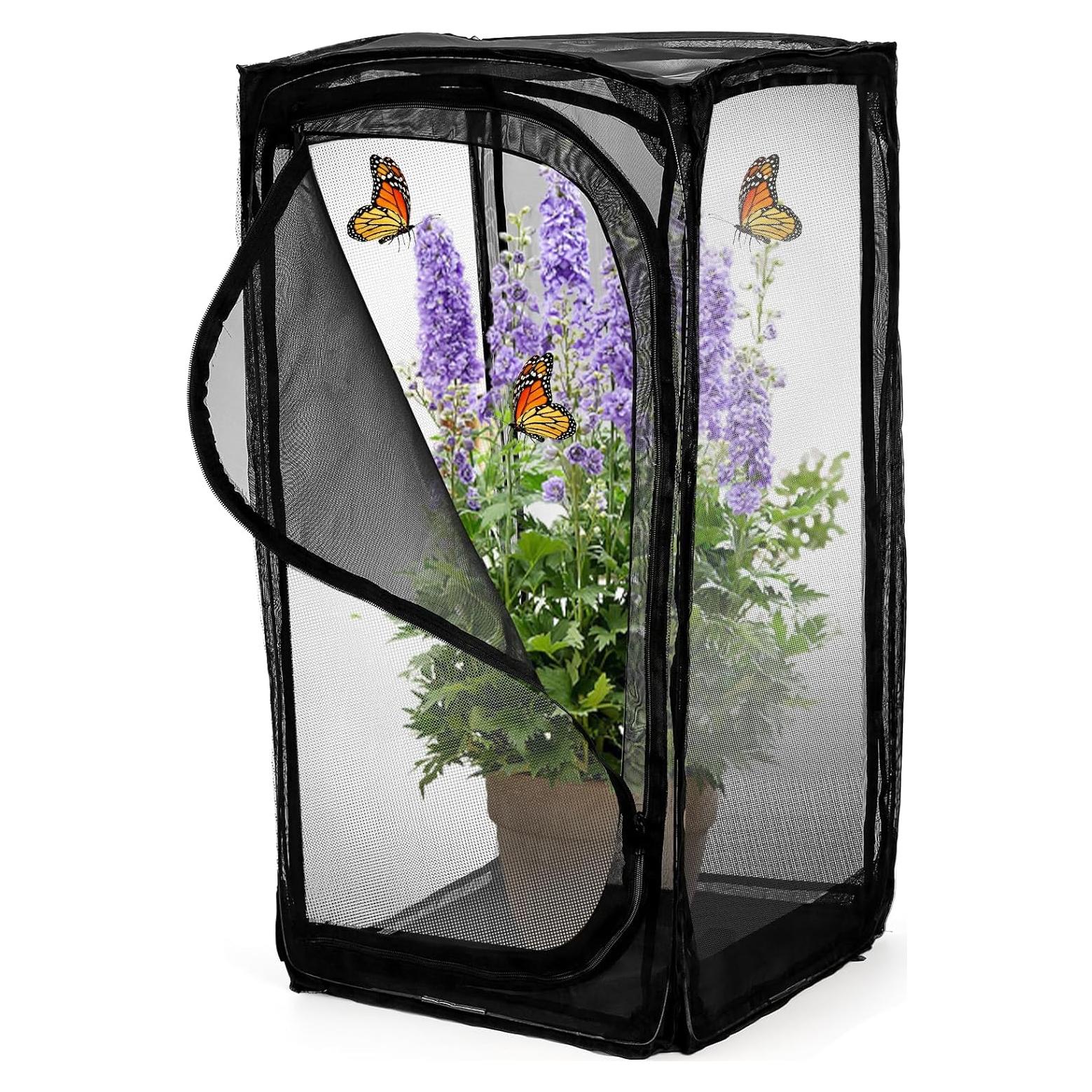 Jaula de Hábitat para Mariposas Kingrol 76.2 cm Plegable