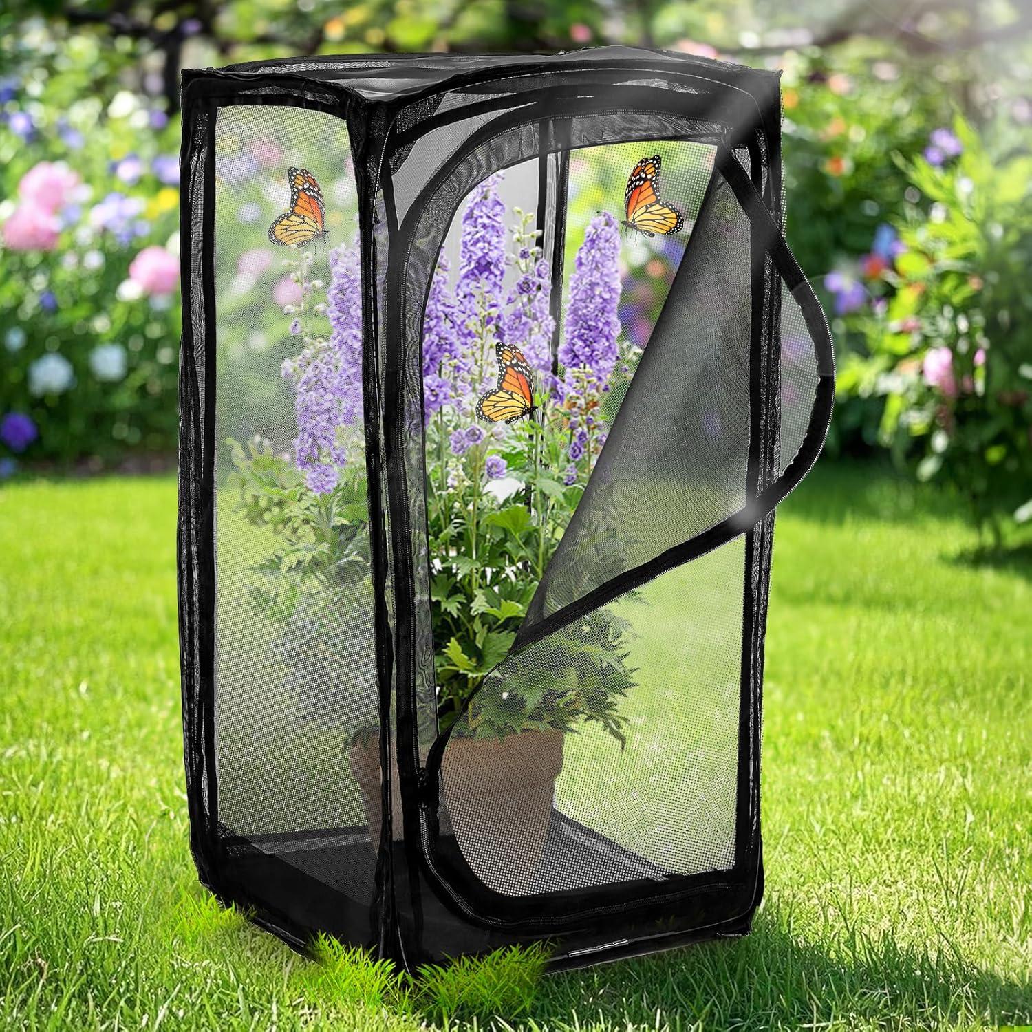 Jaula de Hábitat para Mariposas Kingrol 76.2 cm Plegable