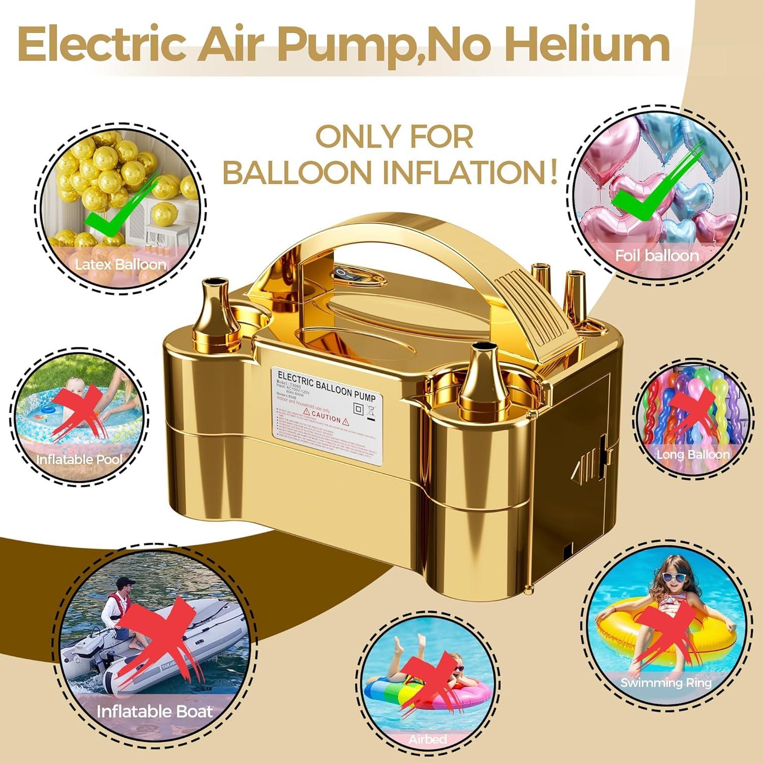 Bomba de Aire Eléctrica DECOCKRAT Doble Boquilla 600W