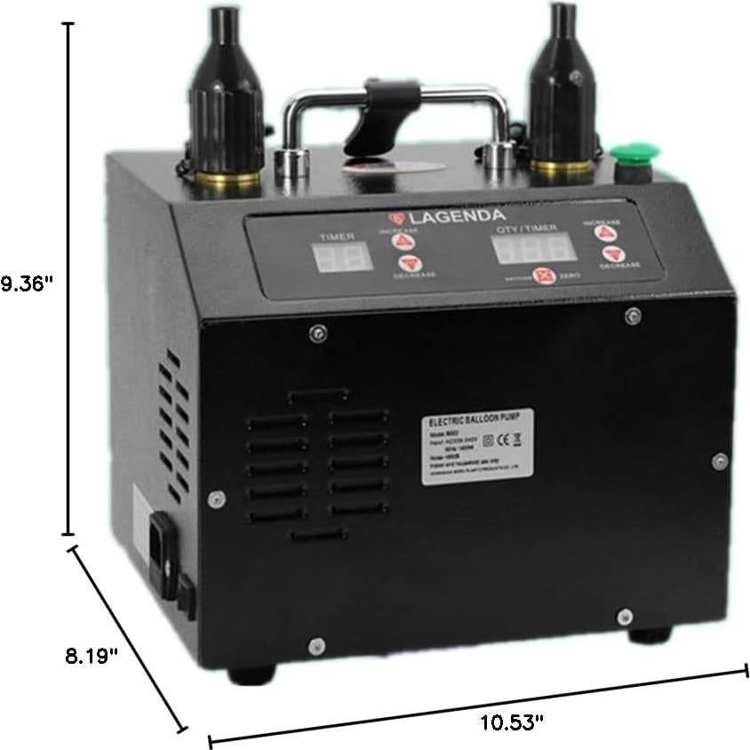 Inflador de Globos Eléctrico JUMPGA B322 con Temporizador
