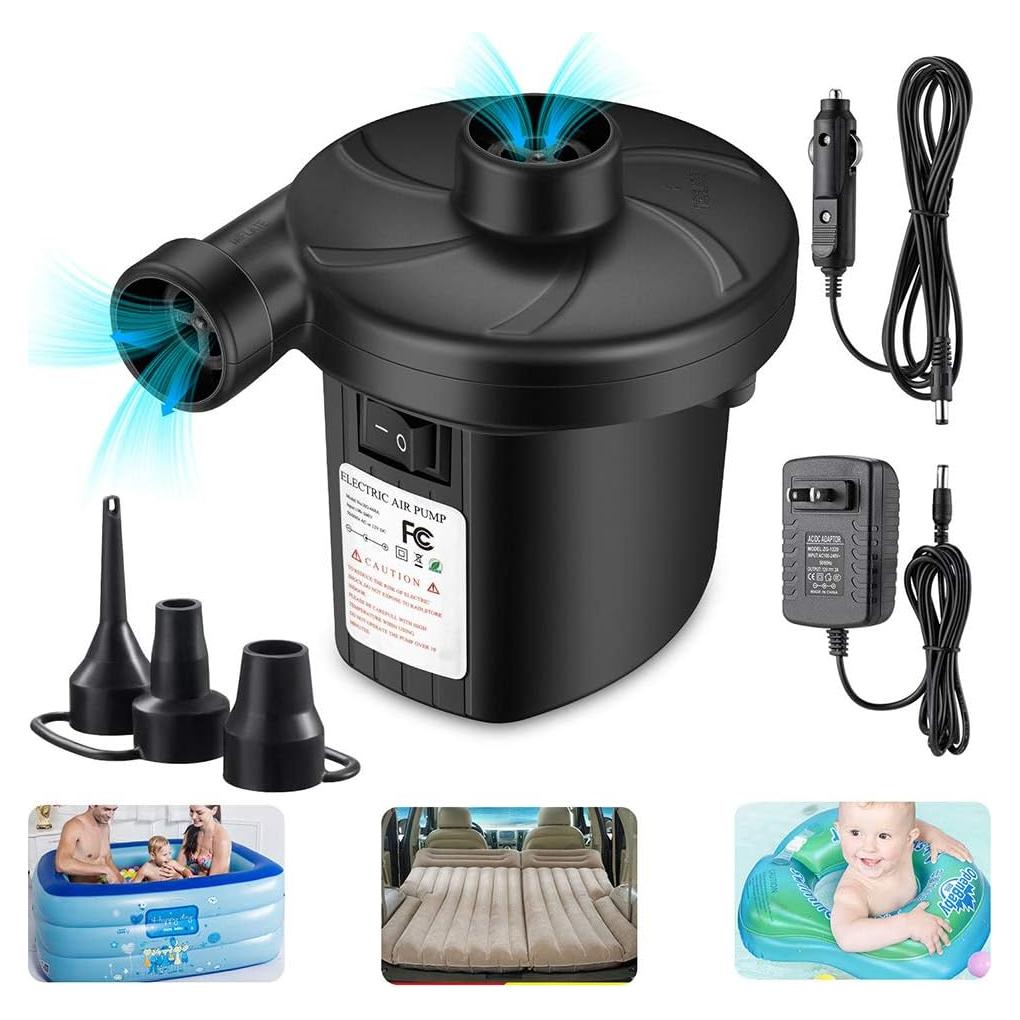 Bomba de aire eléctrica TECHSHARE LQ-202 para inflables 400 LPM