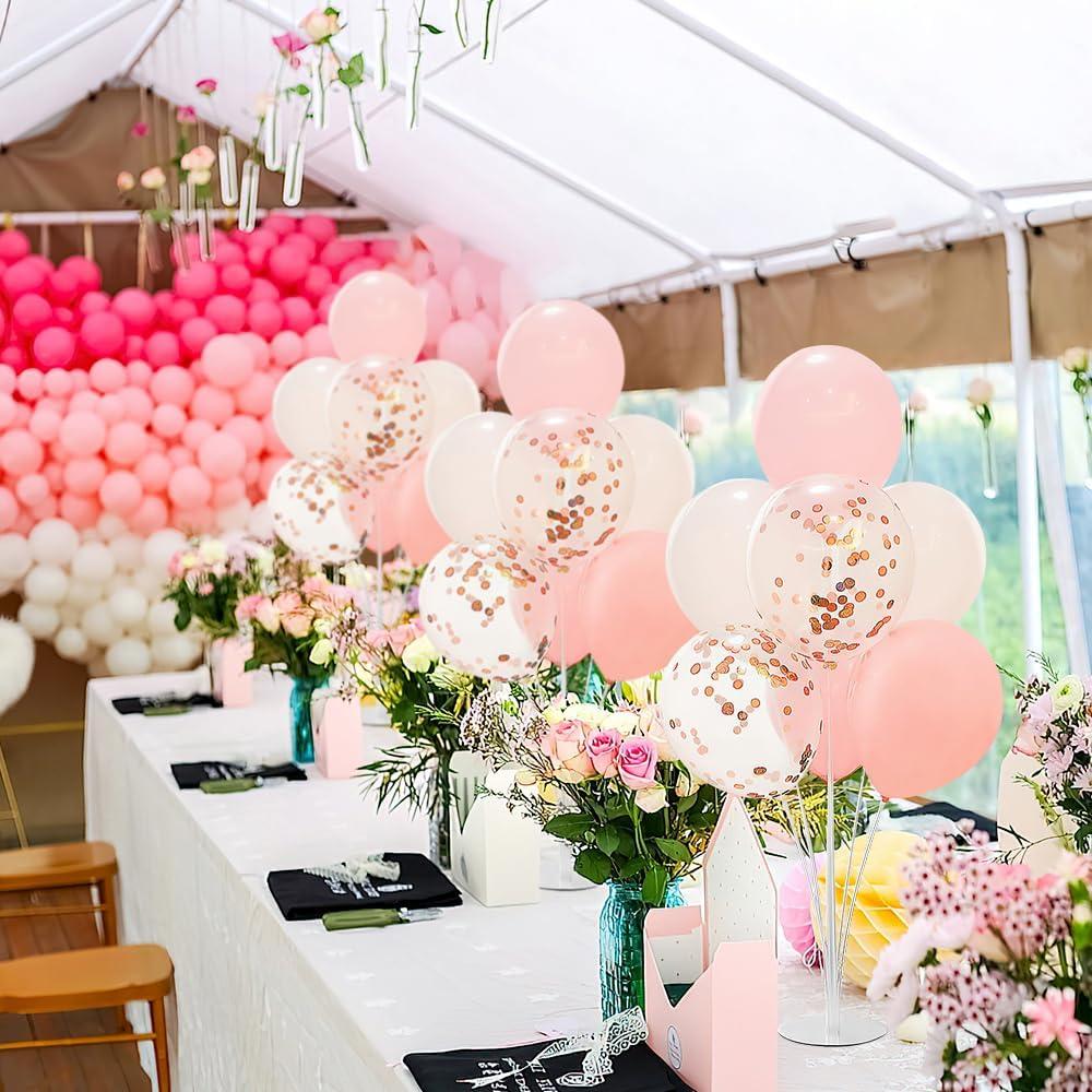 Kit de Soporte para Globos LBNZC - 4 Juegos con Base y Palos