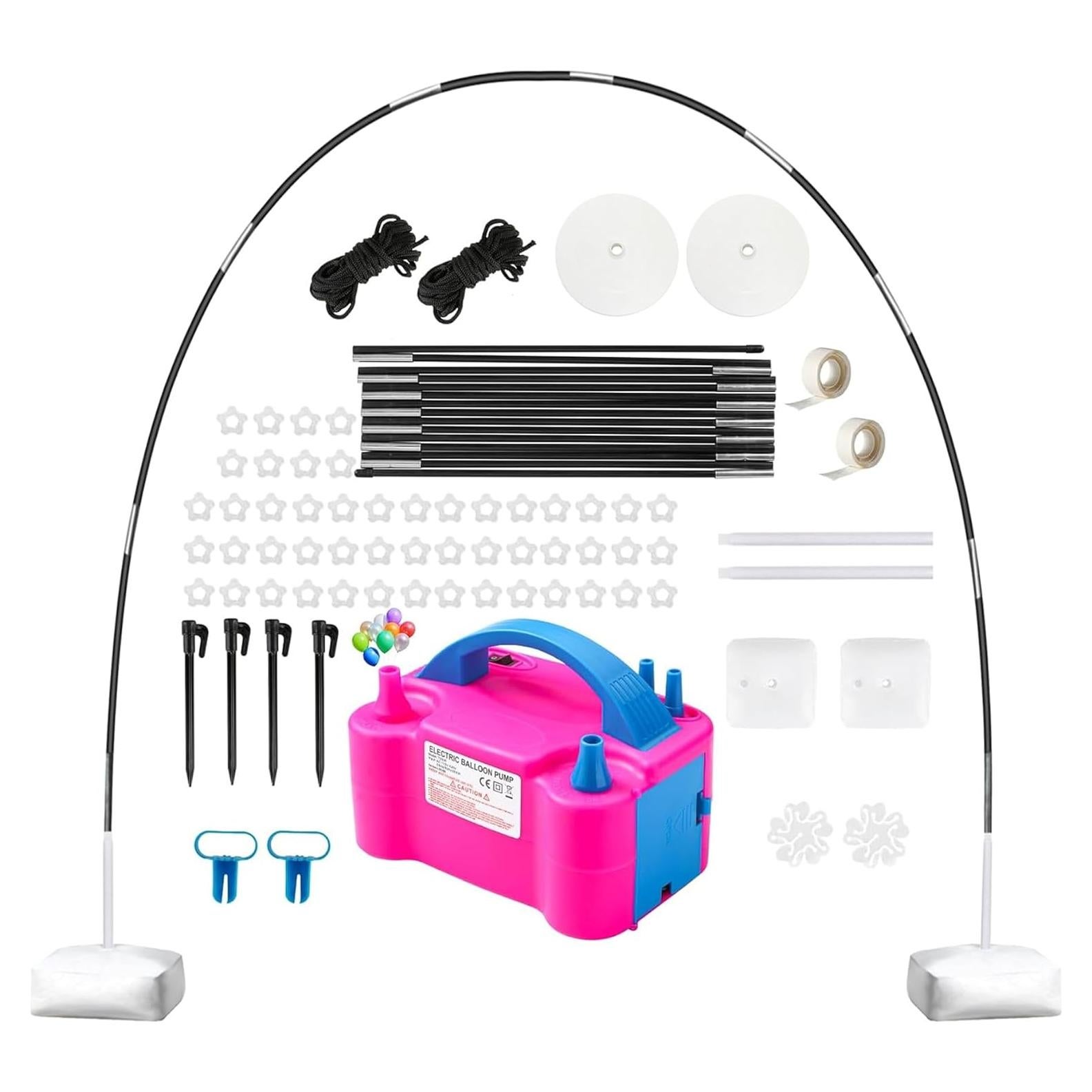 Kit de Arco de Globos con Bomba Eléctrica Voircoloria