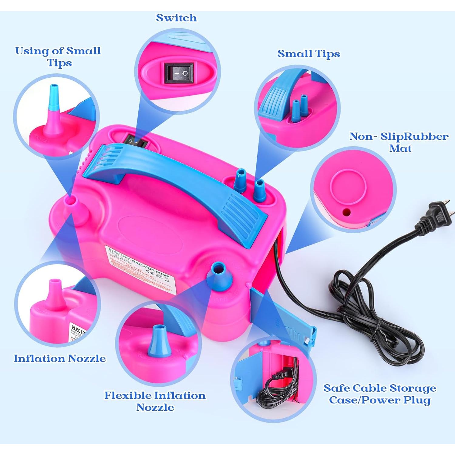 Kit de Arco de Globos con Bomba Eléctrica Voircoloria