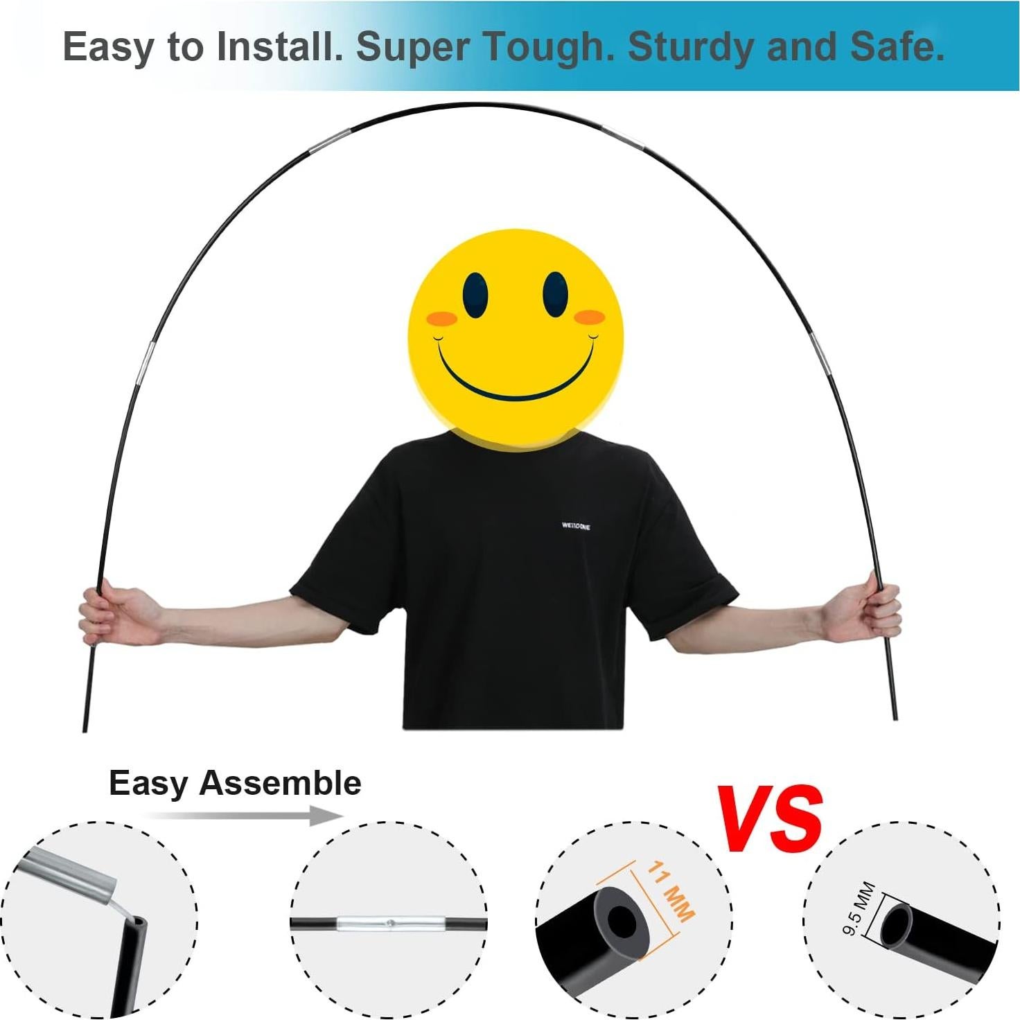 Kit de Arco de Globos PTKISS 3.05m Ajustable con Base Rellenable