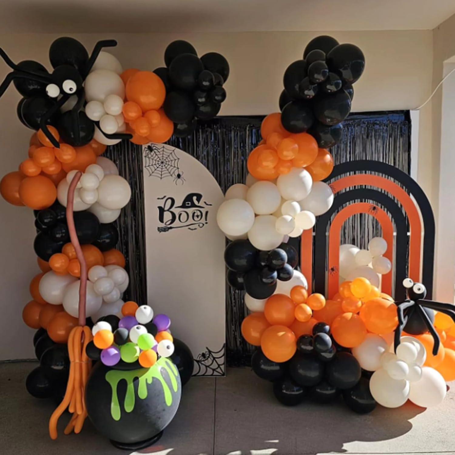 Kit de Arco de Globos Negros 120pcs - Decoración Fiesta Cumpleaños