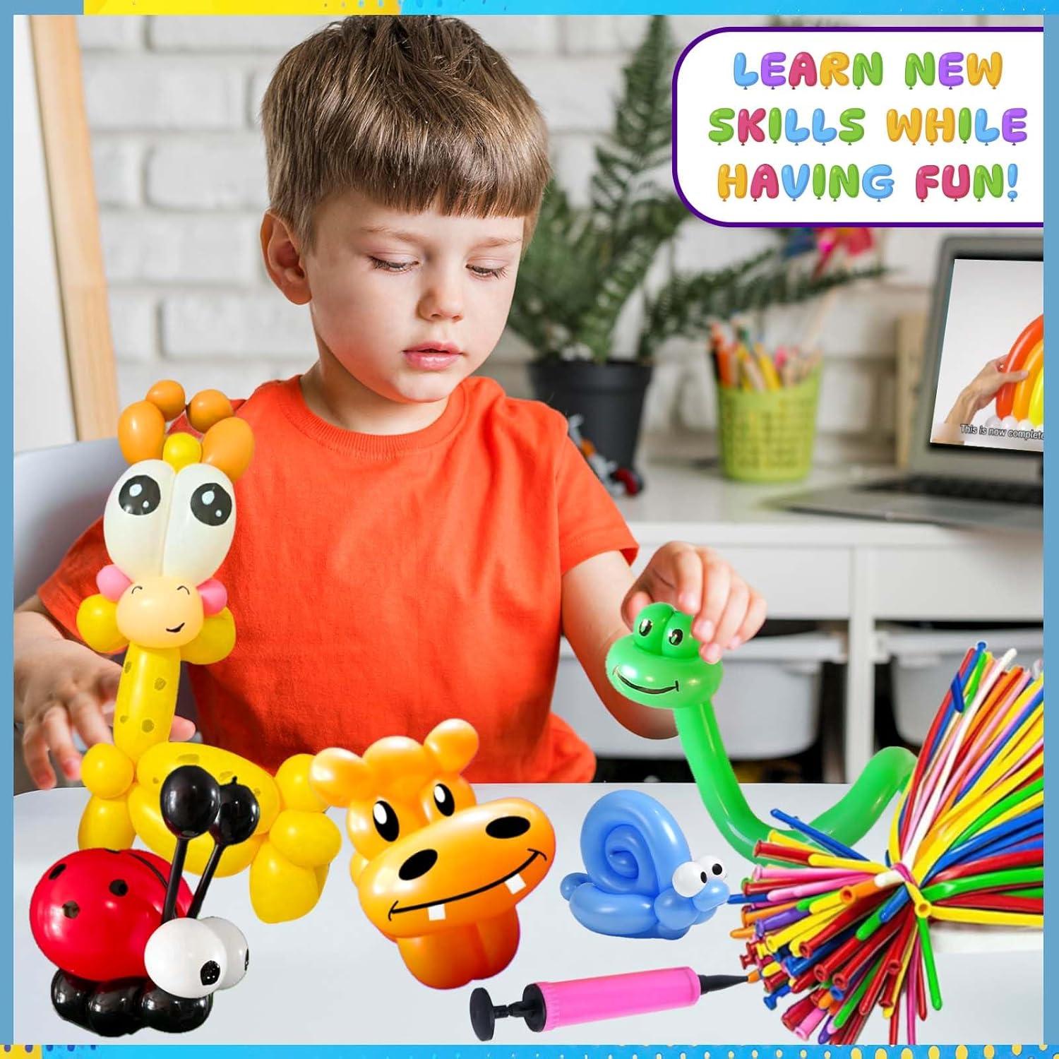 Kit de Globos de Animales QUAXTAL 150 Piezas con Bomba