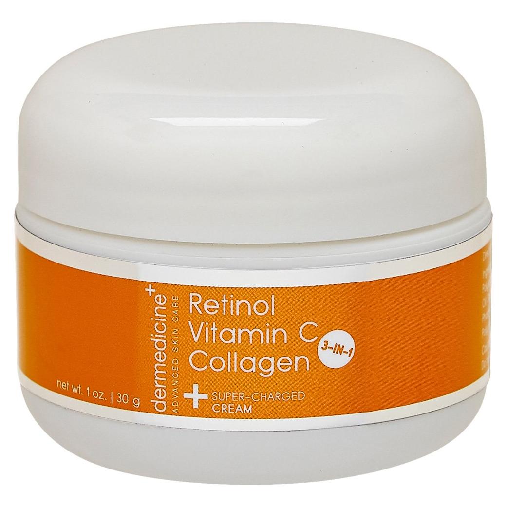 Crema Anti-Envejecimiento Dermedicine con Vitamina C, Retinol y Colágeno 28.35 ml