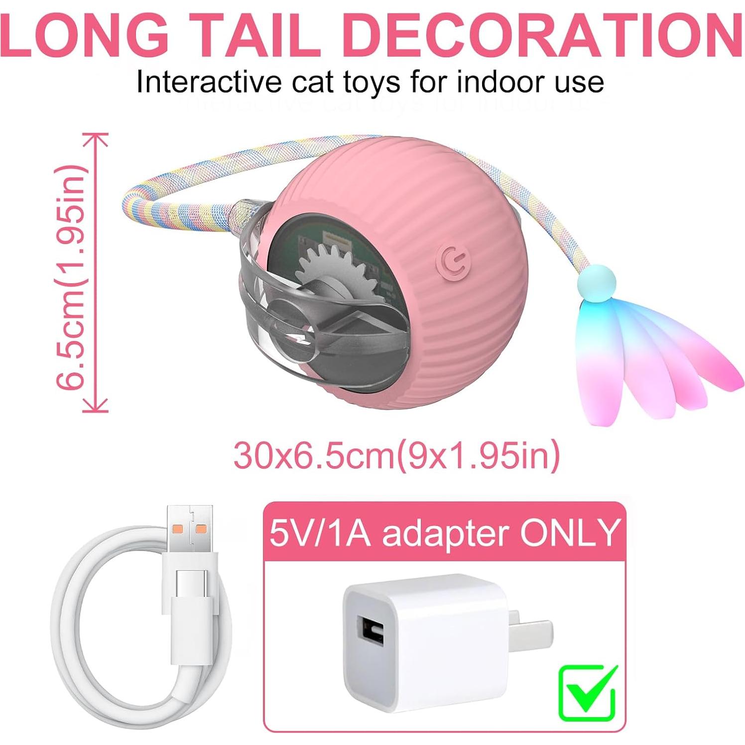 Bola Interactiva para Gatos PETVENTURE BMUS0001 Recargable