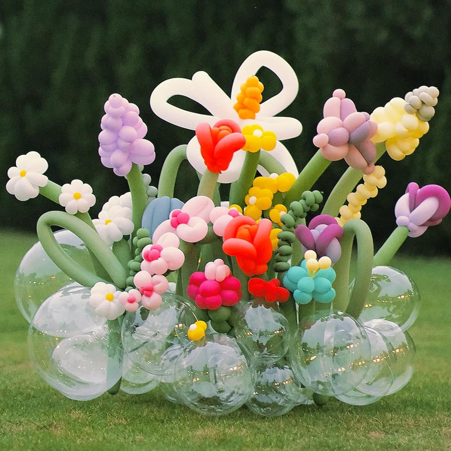 Koogel 400 Globos Largos de Láttex para Modelado de Animales