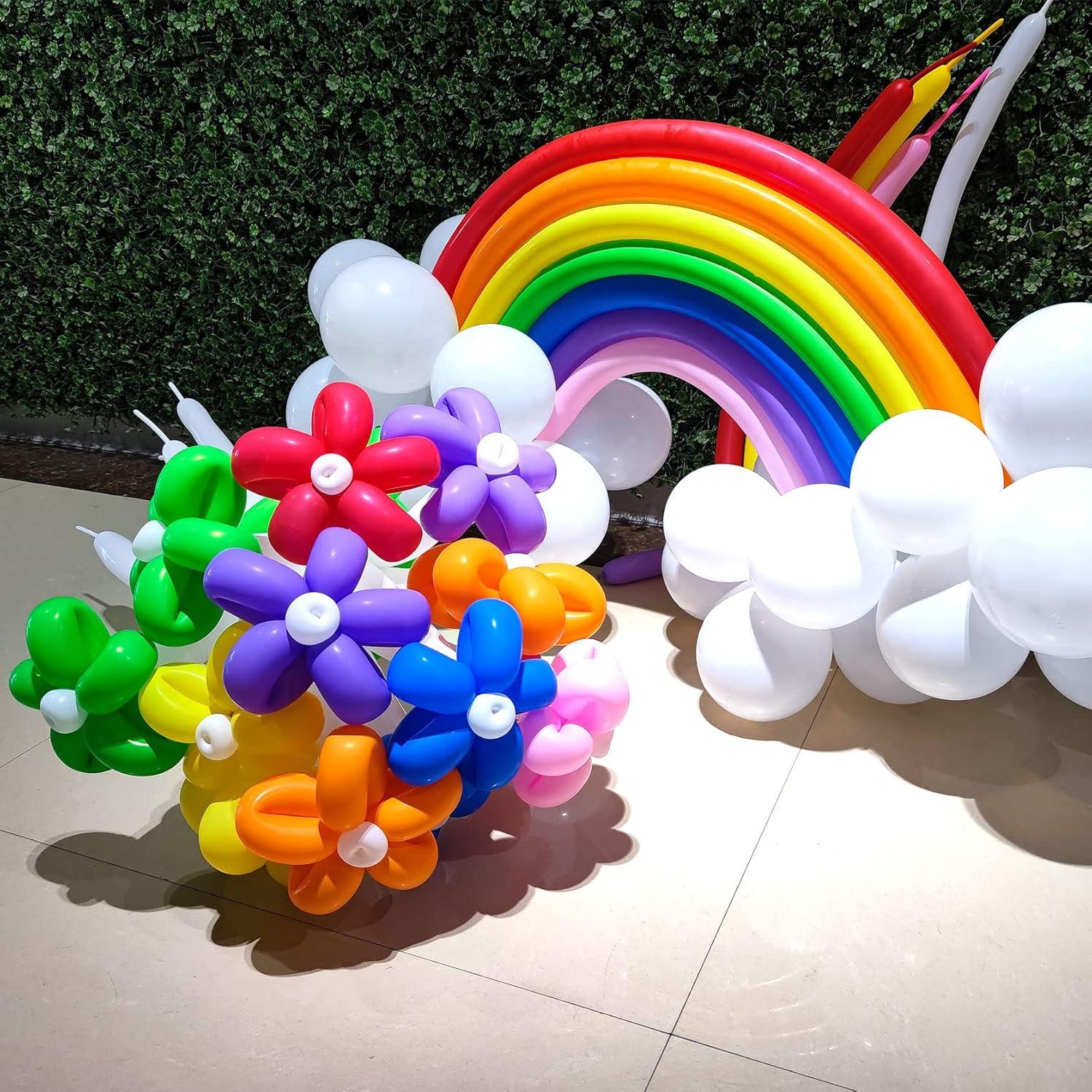 Globos de Modelado 260Q ASIYUHY 100 Pack Coloridos 30 cm