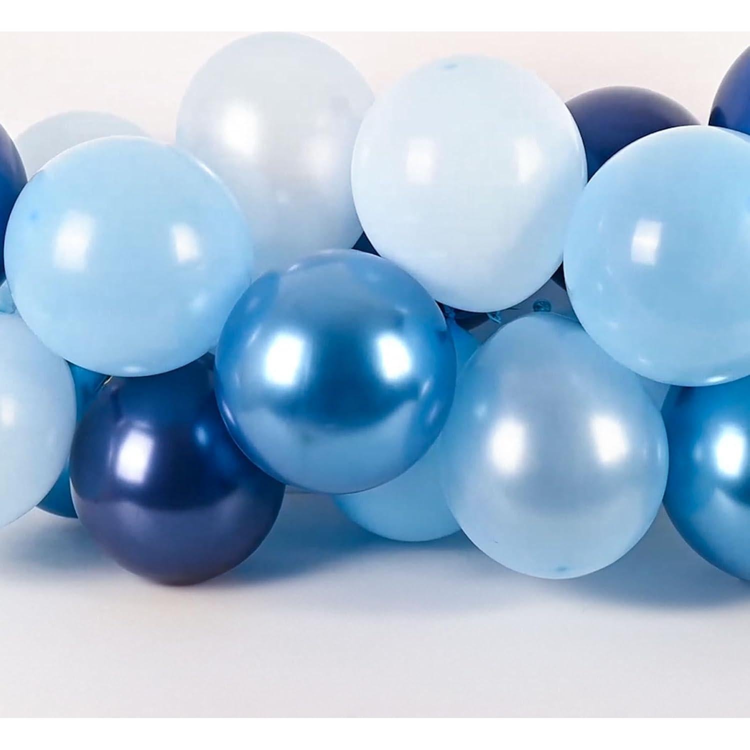 Juego de 60 Globos Metálicos Azules 30.48 cm Togvu