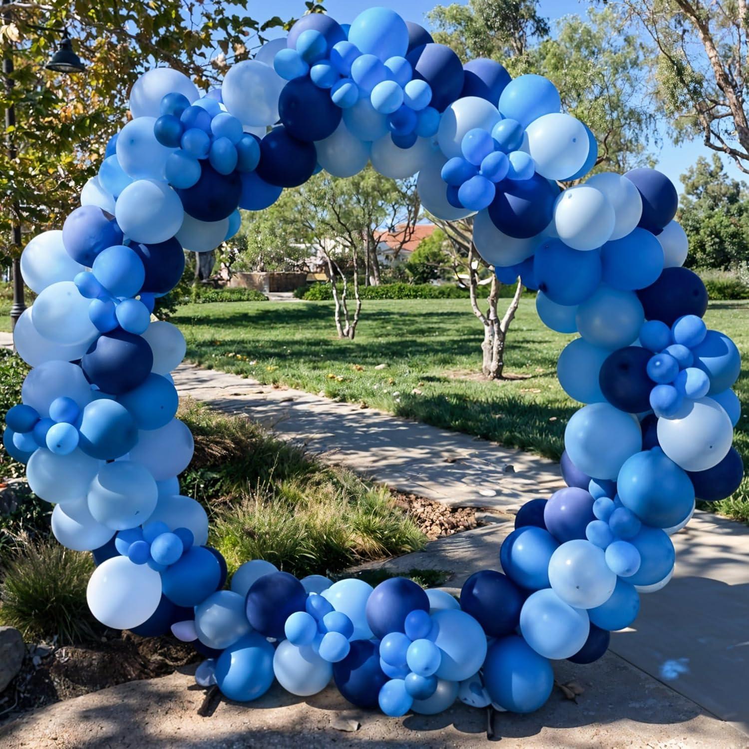 Juego de 60 Globos Metálicos Azules 30.48 cm Togvu