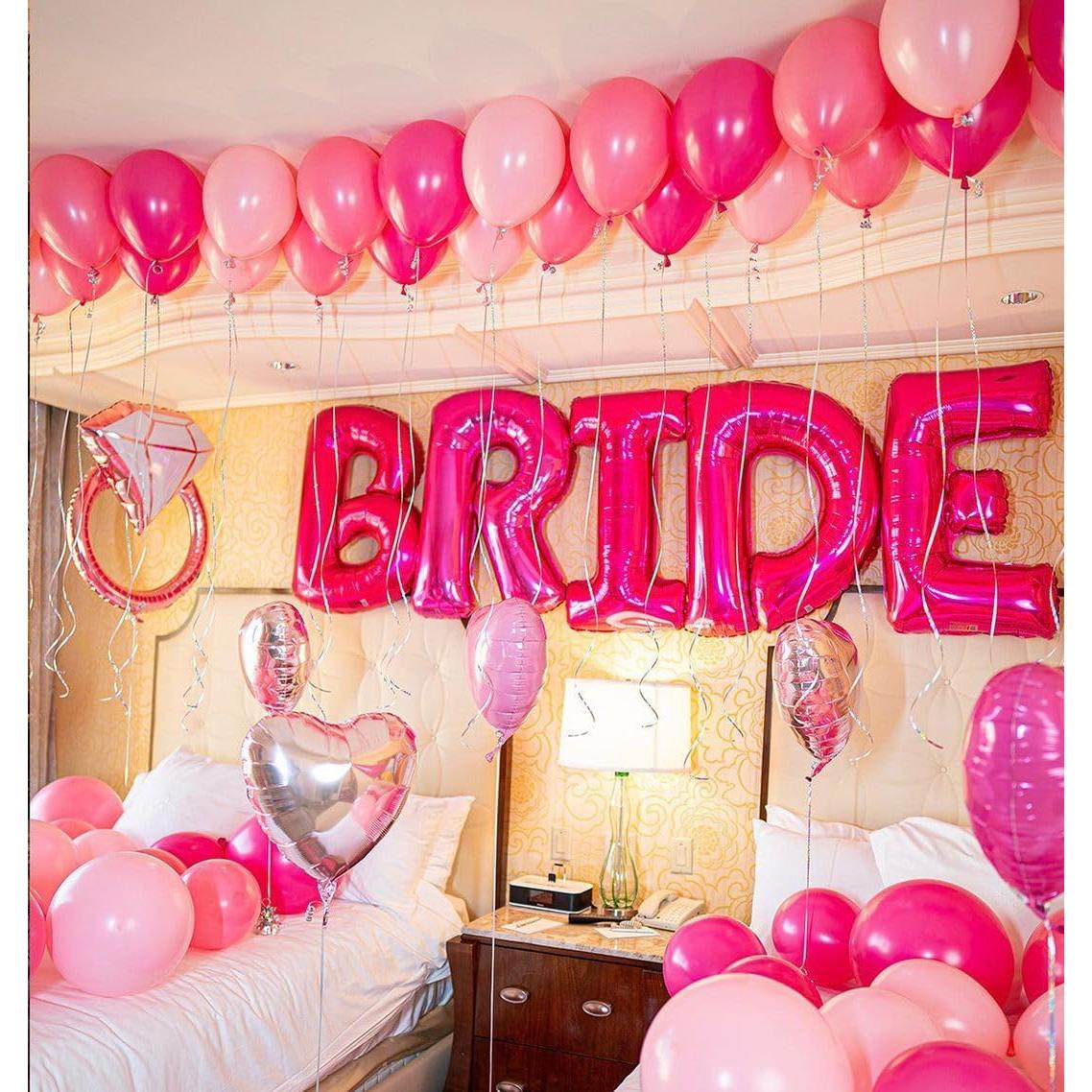 Globos Rosa Chicle y Metálicos Aiwolf 50 Pcs 30.48 cm