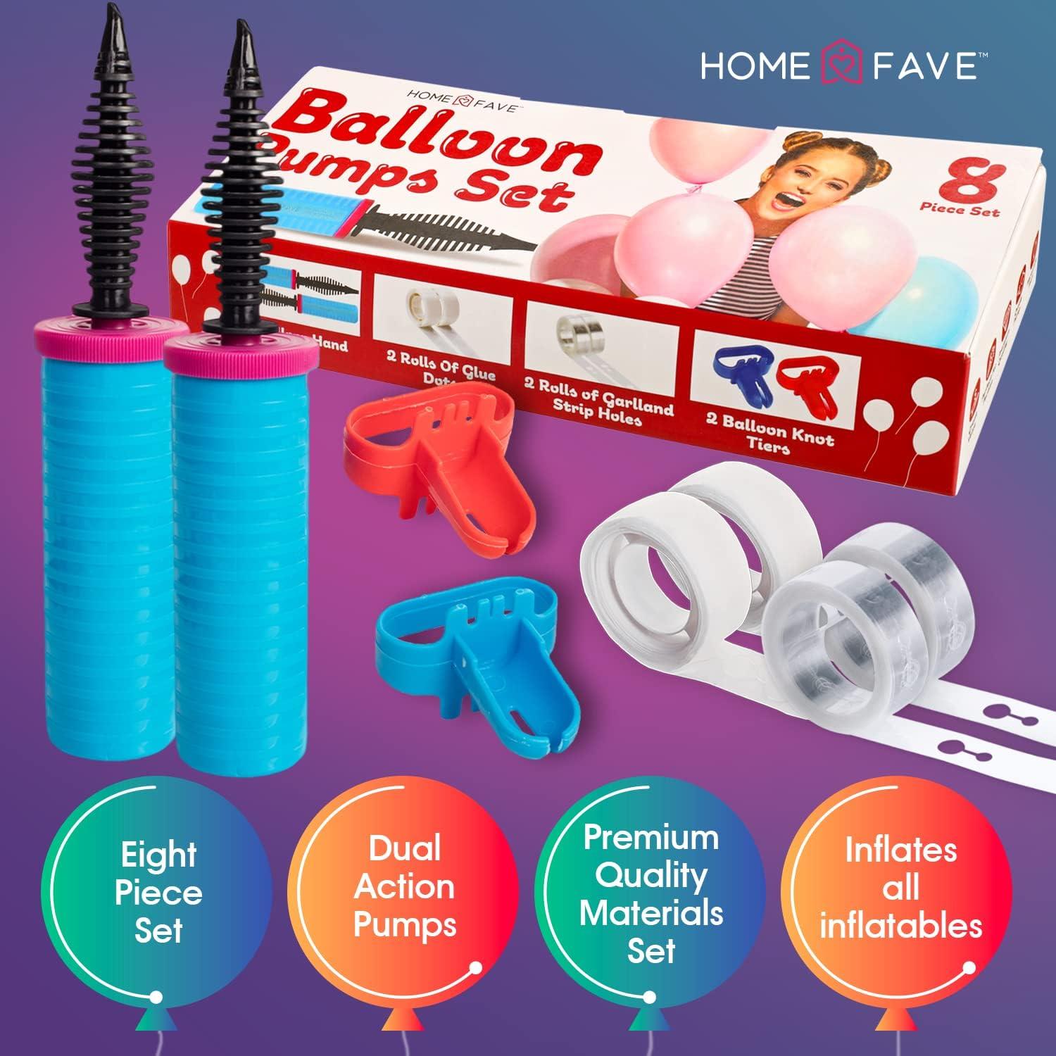 Kit de Arco de Globos HOMEFAVE con 2 Bombas y Cinta 9.75m