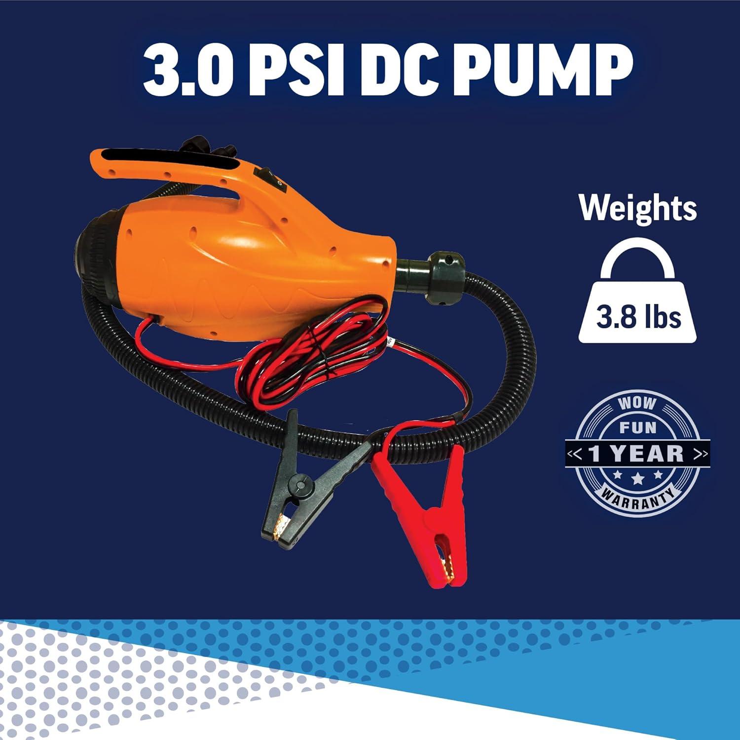 Inflador de Aire Eléctrico WOW Sports Bomba DC 3.0 PSI