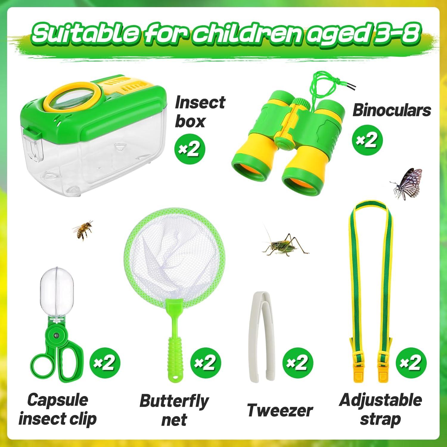 Kit de Captura de Insectos Biubee para Niños 3-8 Años