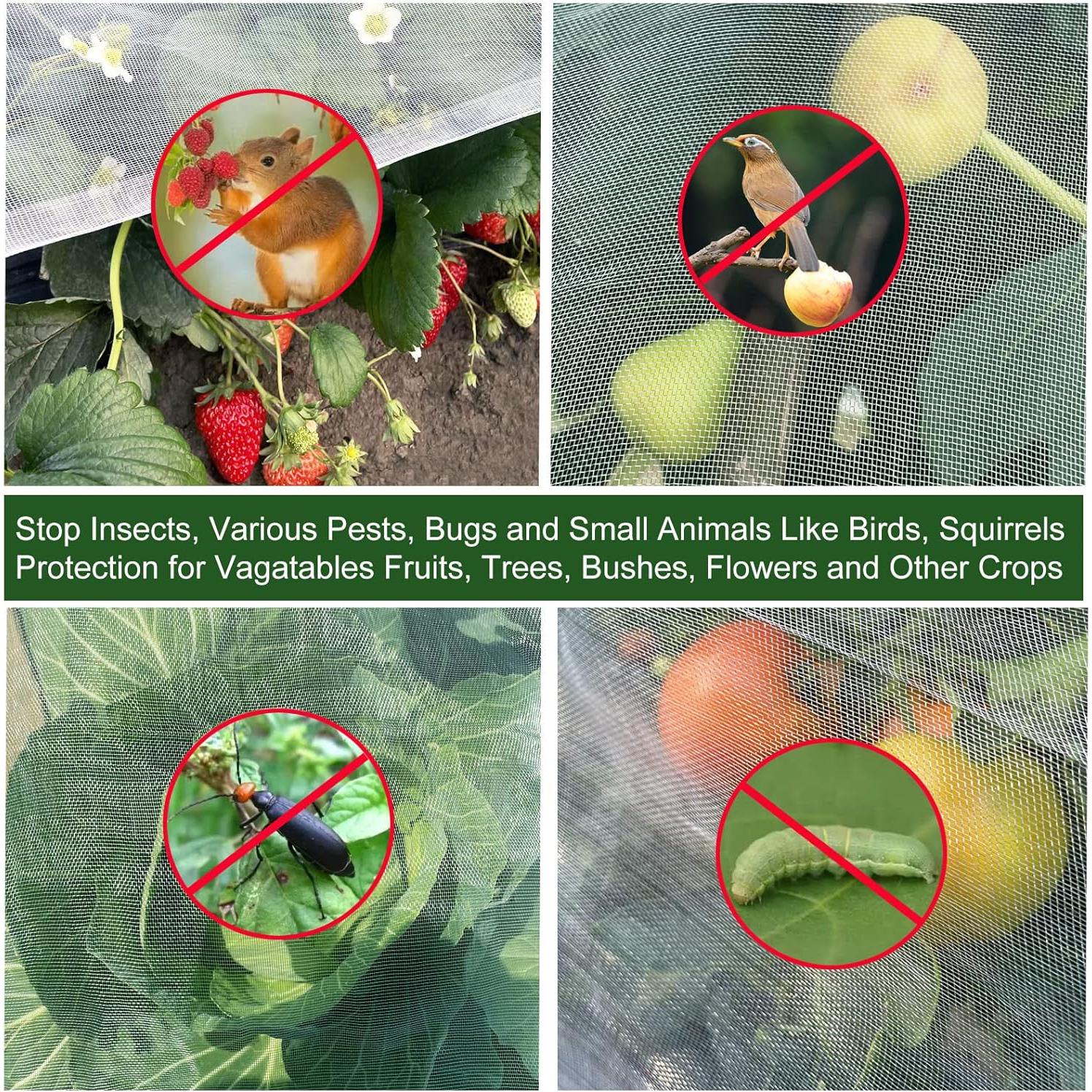 Malla de Jardín Ultra Fina 2.44x3.05m YFFSIDMY - Protección para Plantas