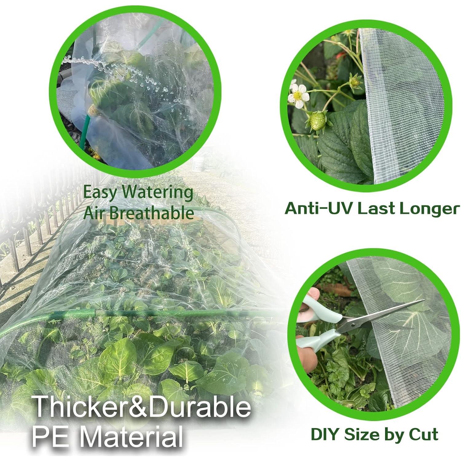 Malla de Jardín Ultra Fina 2.44x3.05m YFFSIDMY - Protección para Plantas