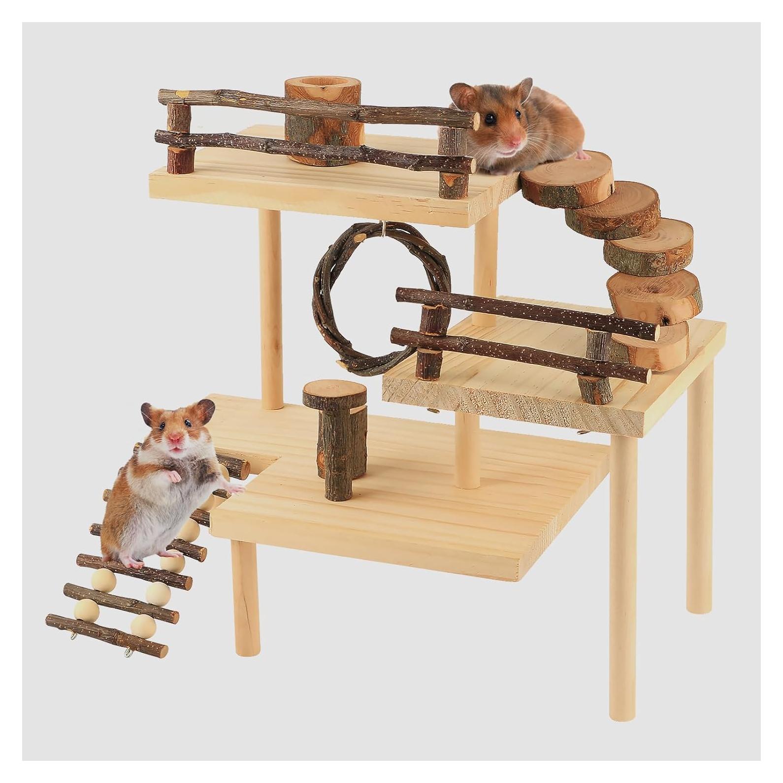 Parque Infantil para Hámsters HOSUKKO Extra Grande 3 Niveles