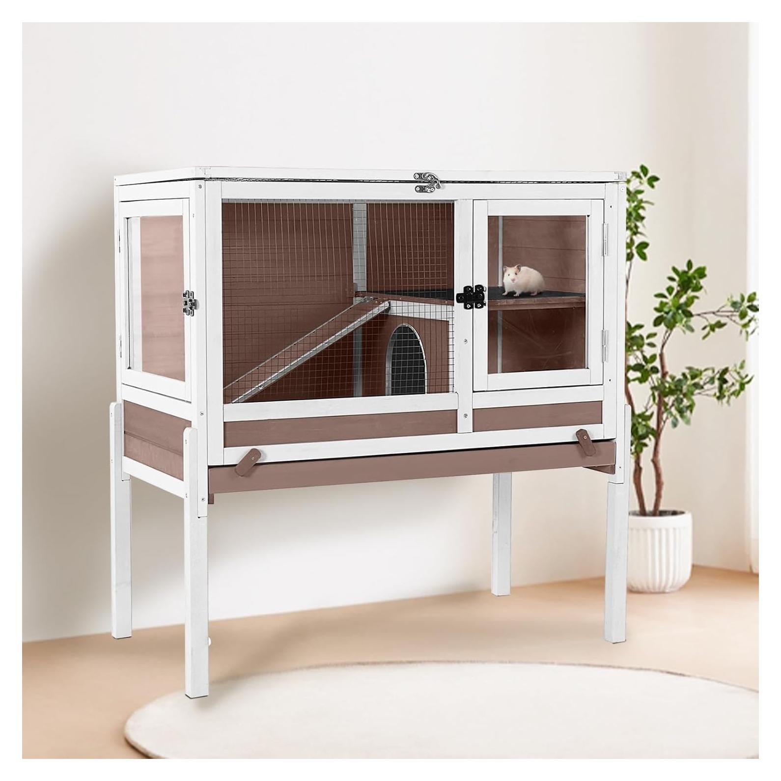 Jaula para Cobayas MEDEHOO AIR53 - Multi-Nivel 93x50x93cm