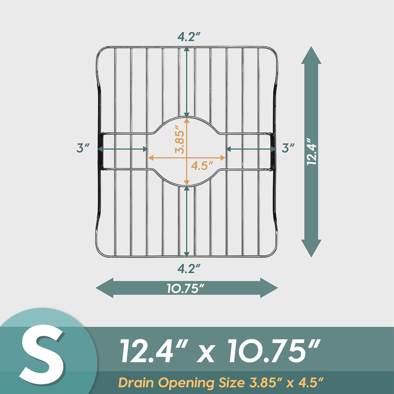 Protector de Fregadero Acero Inoxidable 304 SunnyPoint 27.3x31.5cm