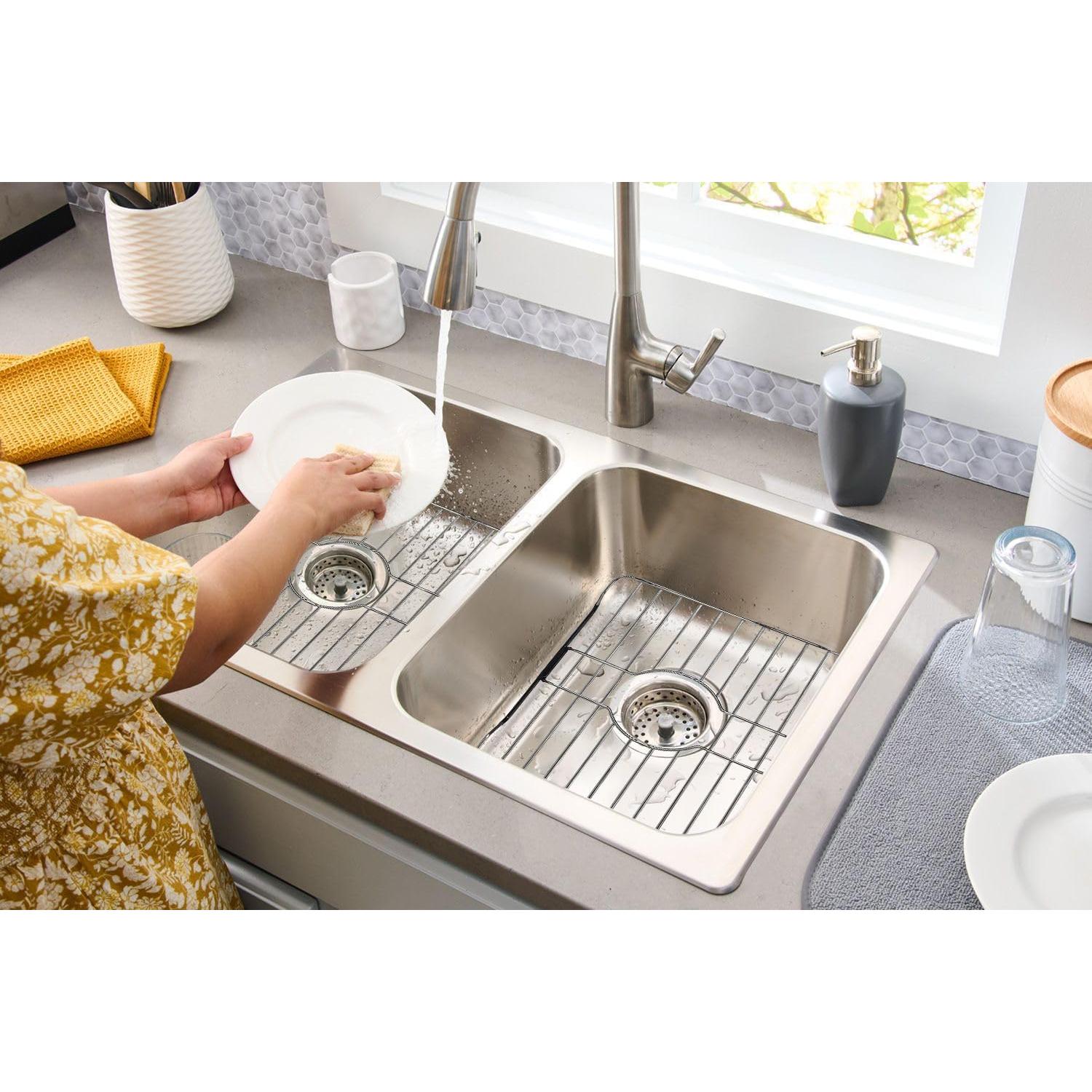 Protector de Fregadero Acero Inoxidable 304 SunnyPoint 27.3x31.5cm