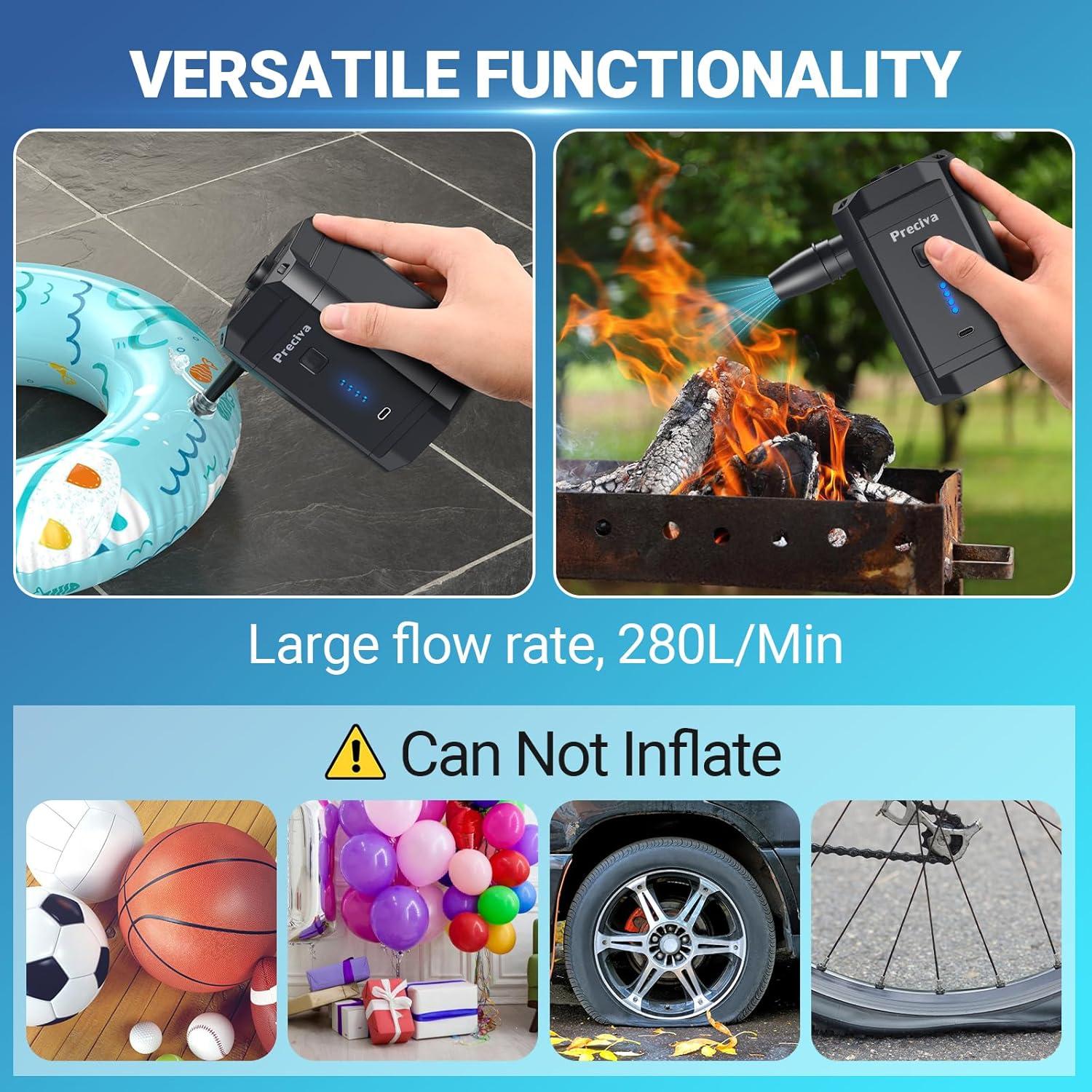Bomba de Aire Eléctrica Preciva WQ-021 4kPa 5200mAh Portátil