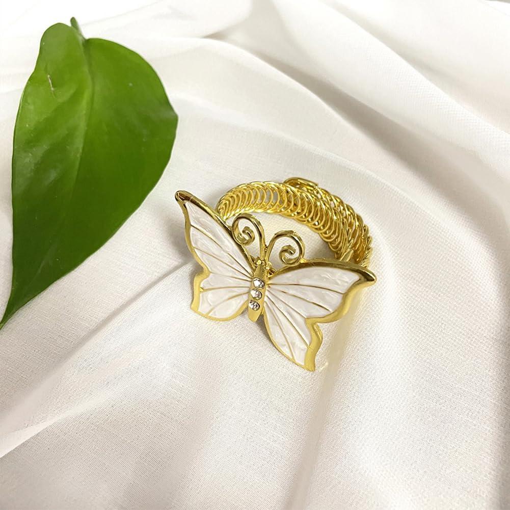 Butterfly Curtain Tiebacks, 2 Pack Lovely Butterfly Curtain Tie glrovazas Gold Curtain Tieback Decorative Drape, Window Curtain Decorative Buckle Holder for Home Office Cafe Balcony